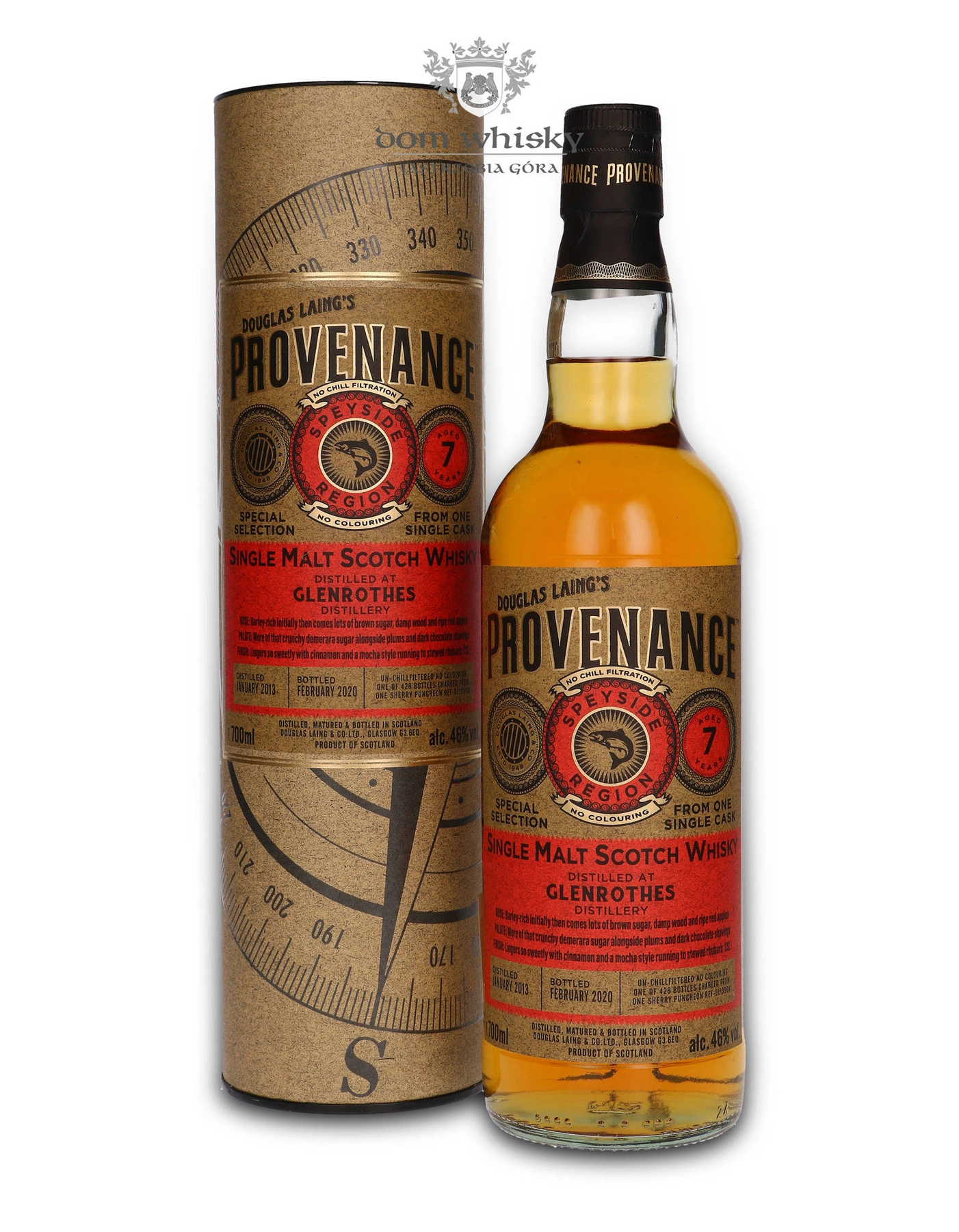 Douglas Laing 7 YO Glenrothes (D.2013 B.2020) Douglas Laing’s Provenance