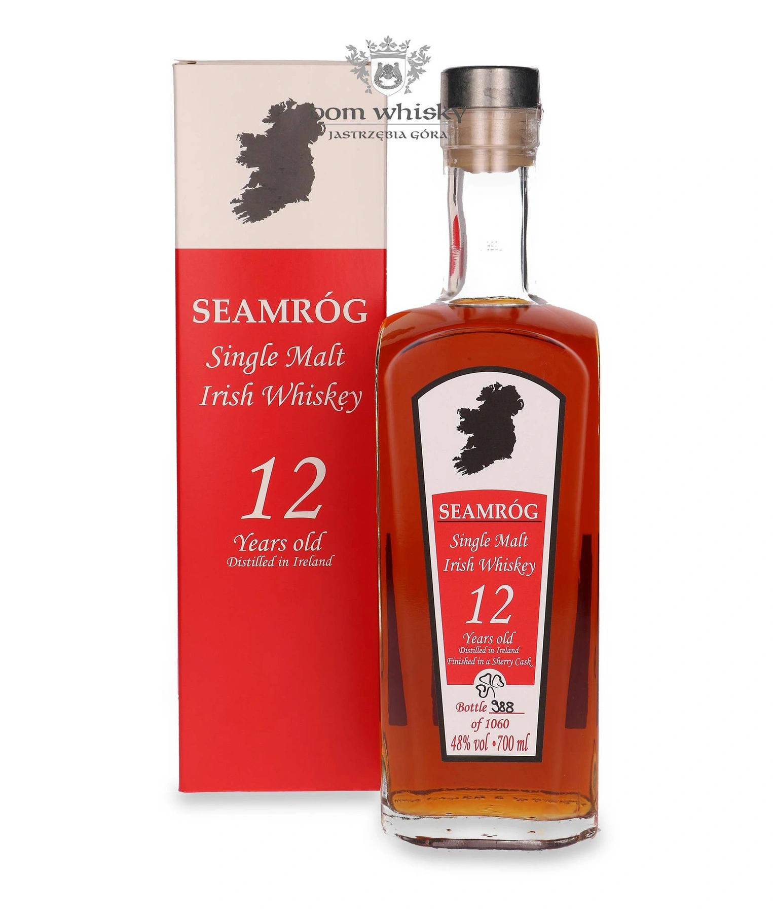 Heinz Eggert Gmbh 12 YO Seamróg Irish Single Malt Whiskey Finished In Sherry Cask