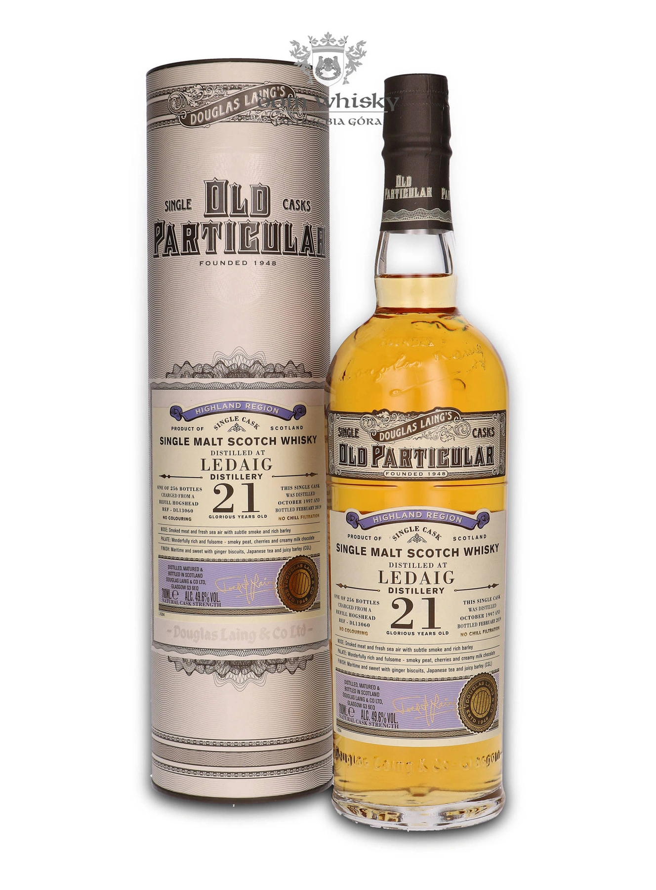 Douglas Laing 21 YO Ledaig (D.1997, B.2019) Douglas Laing’s Old Particular