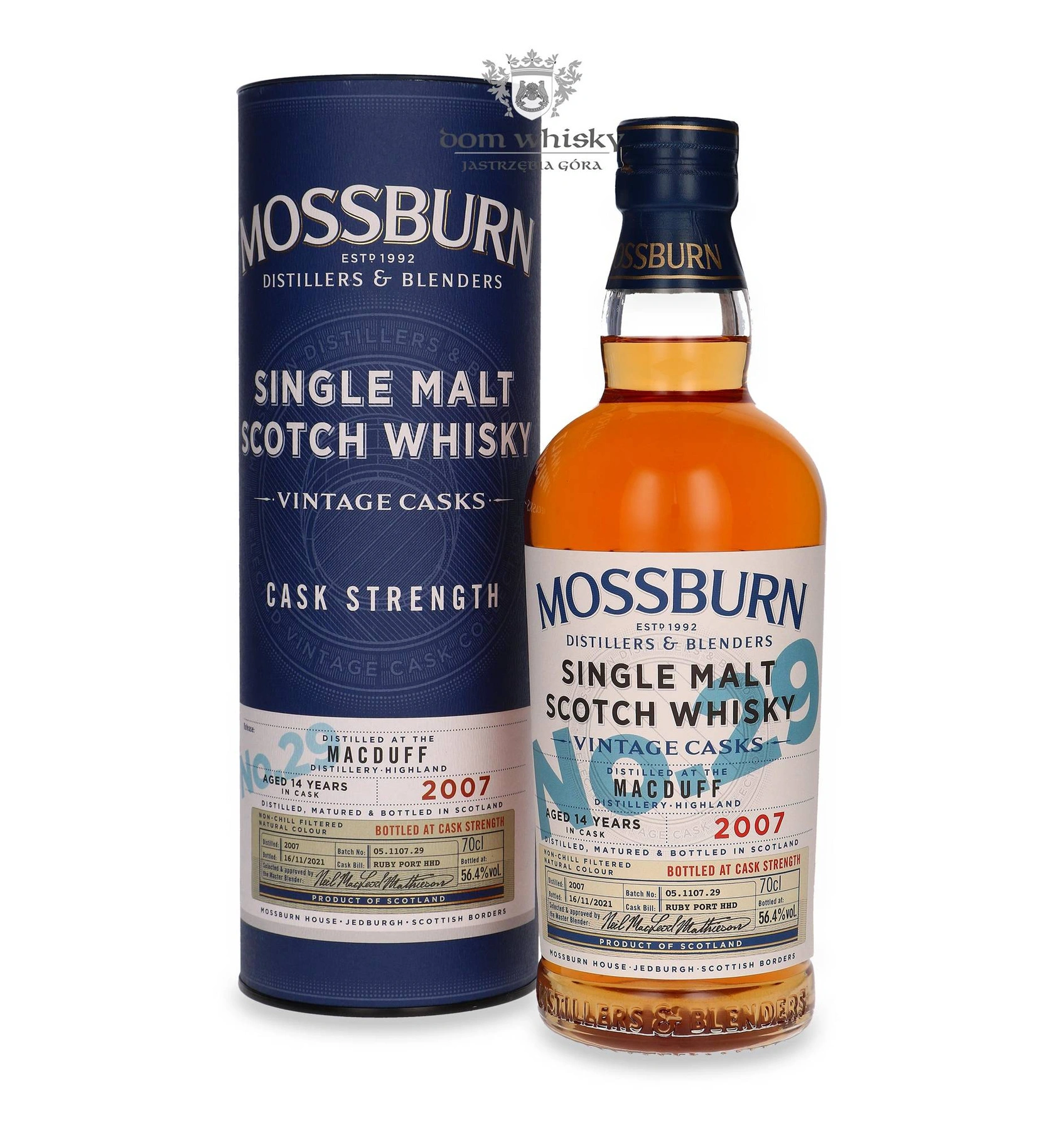 Mossburn 14 YO Macduff (D.2007, B.2021) Mossburn Vintage Cask No. 29