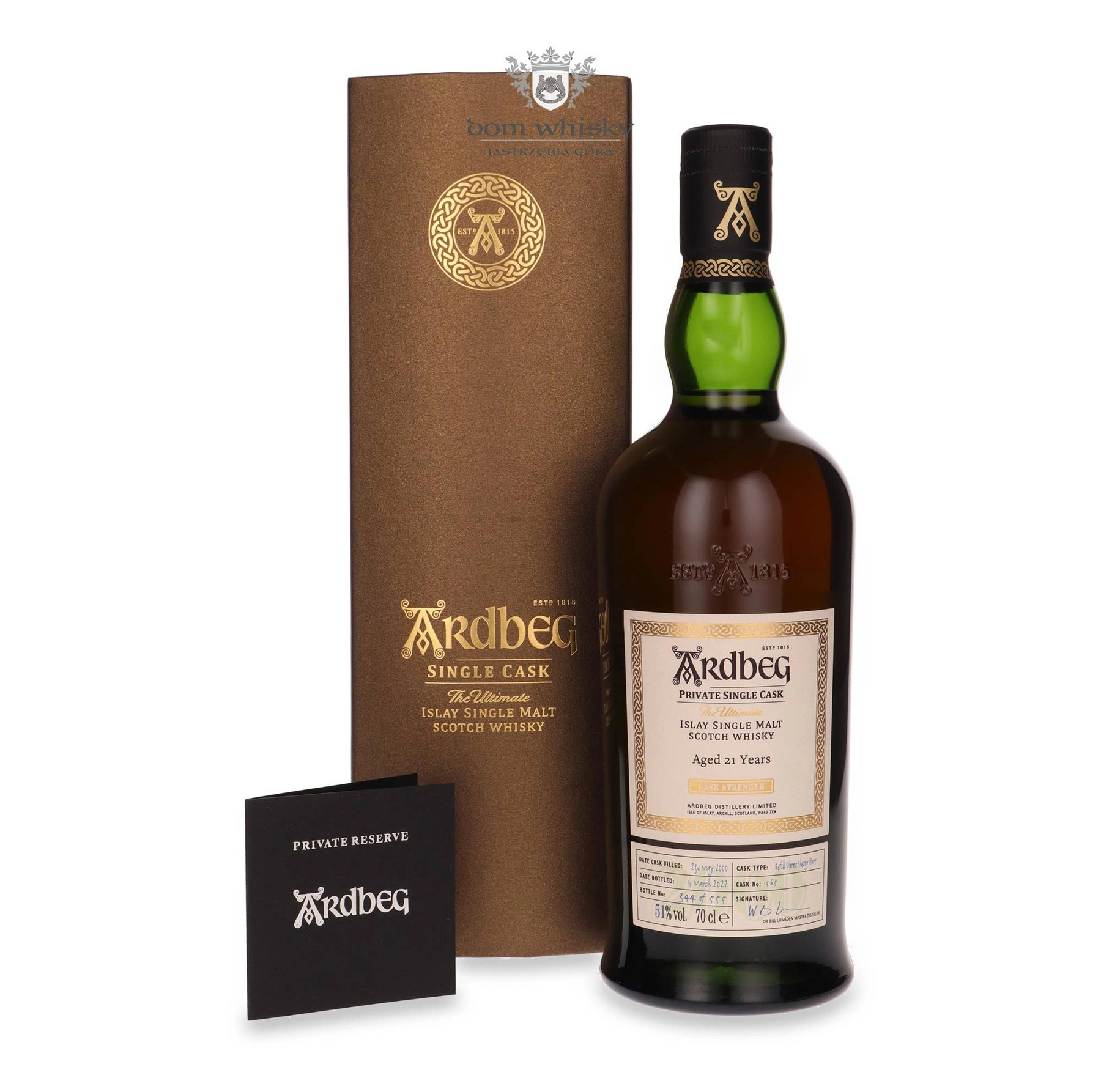 Ardbeg 21 YO (D.2000, B.2022) Oloroso Sherry Butt # 1565