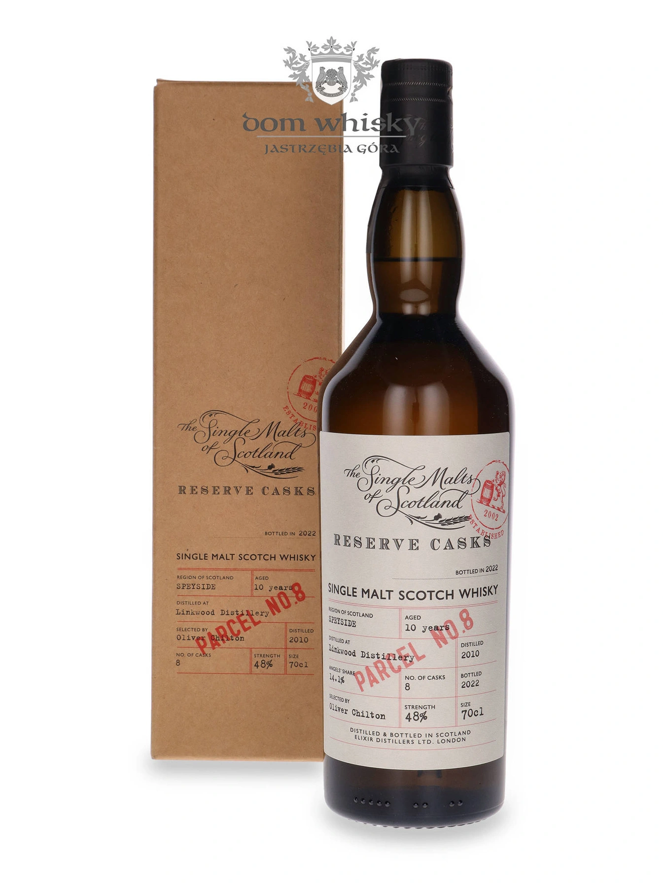 Linkwood 10 YO The Single Malts Of Scotland Reserve Cask Parcel No. 8