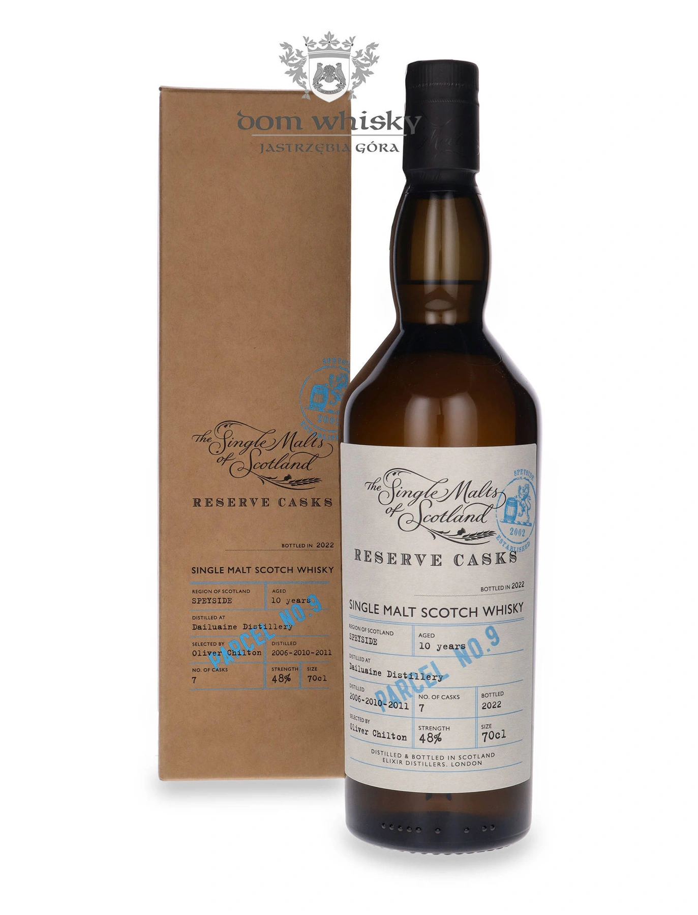 Elixir Distillers 10 YO Dailuaine The Single Malts Of Scotland Reserve Cask Parcel No. 9