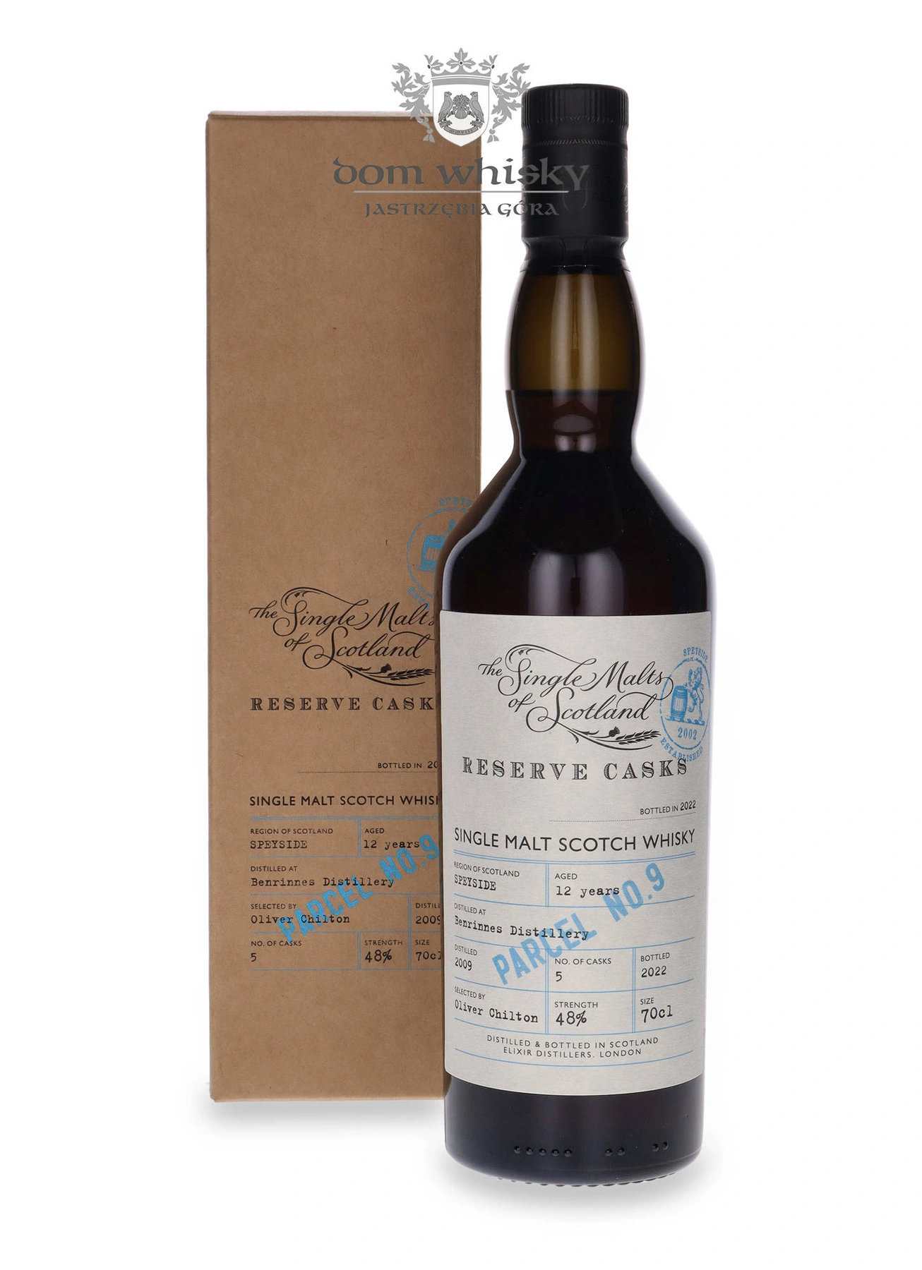 Elixir Distillers 12 YO Benrinnes The Single Malts Of Scotland Reserve Cask Parcel No. 9