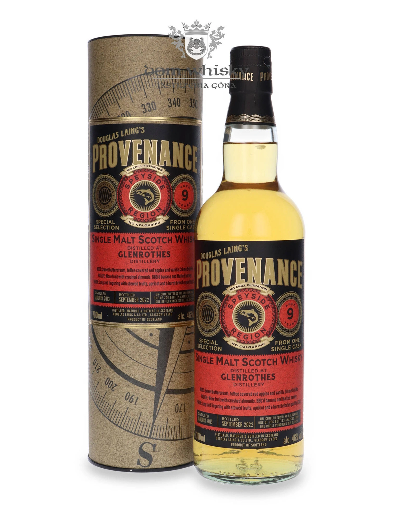 Douglas Laing 9 YO Glenrothes (D.2013, B.2022) Douglas Laing’s Provenance