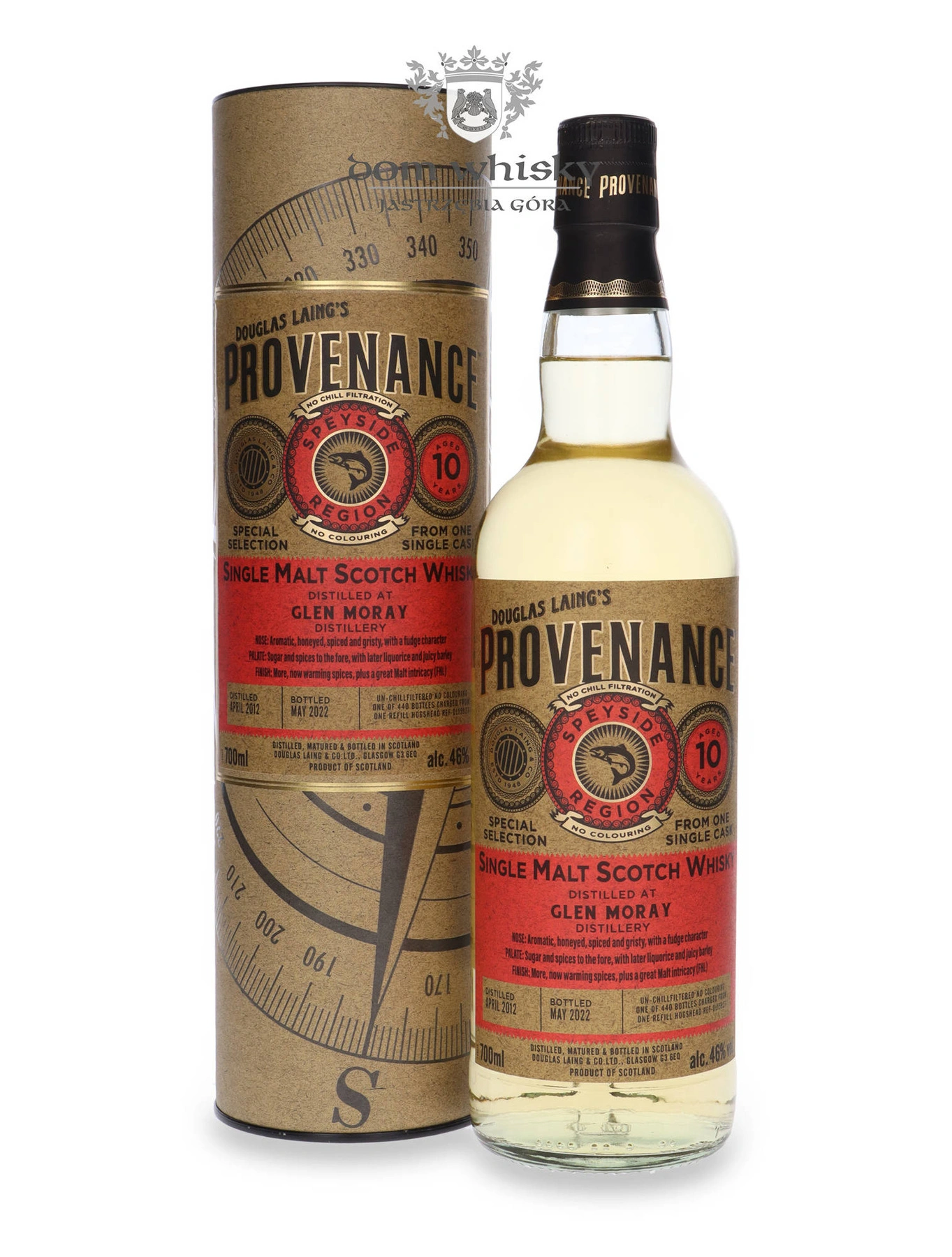 Douglas Laing 10 YO Glen Moray (D.2012, B.2022) Douglas Laing’s Provenance