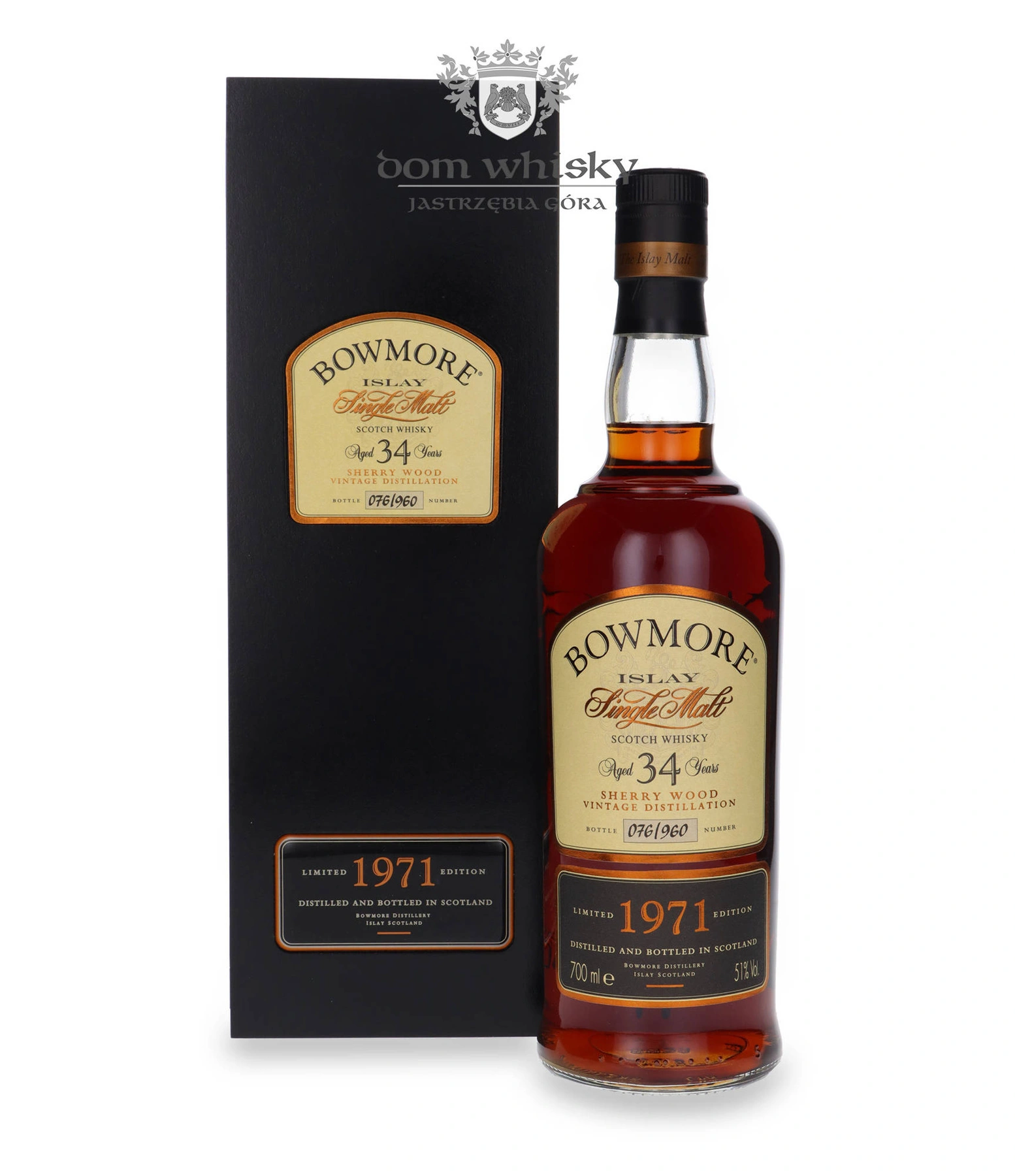 Bowmore 34 YO 1971 Sherry Wood