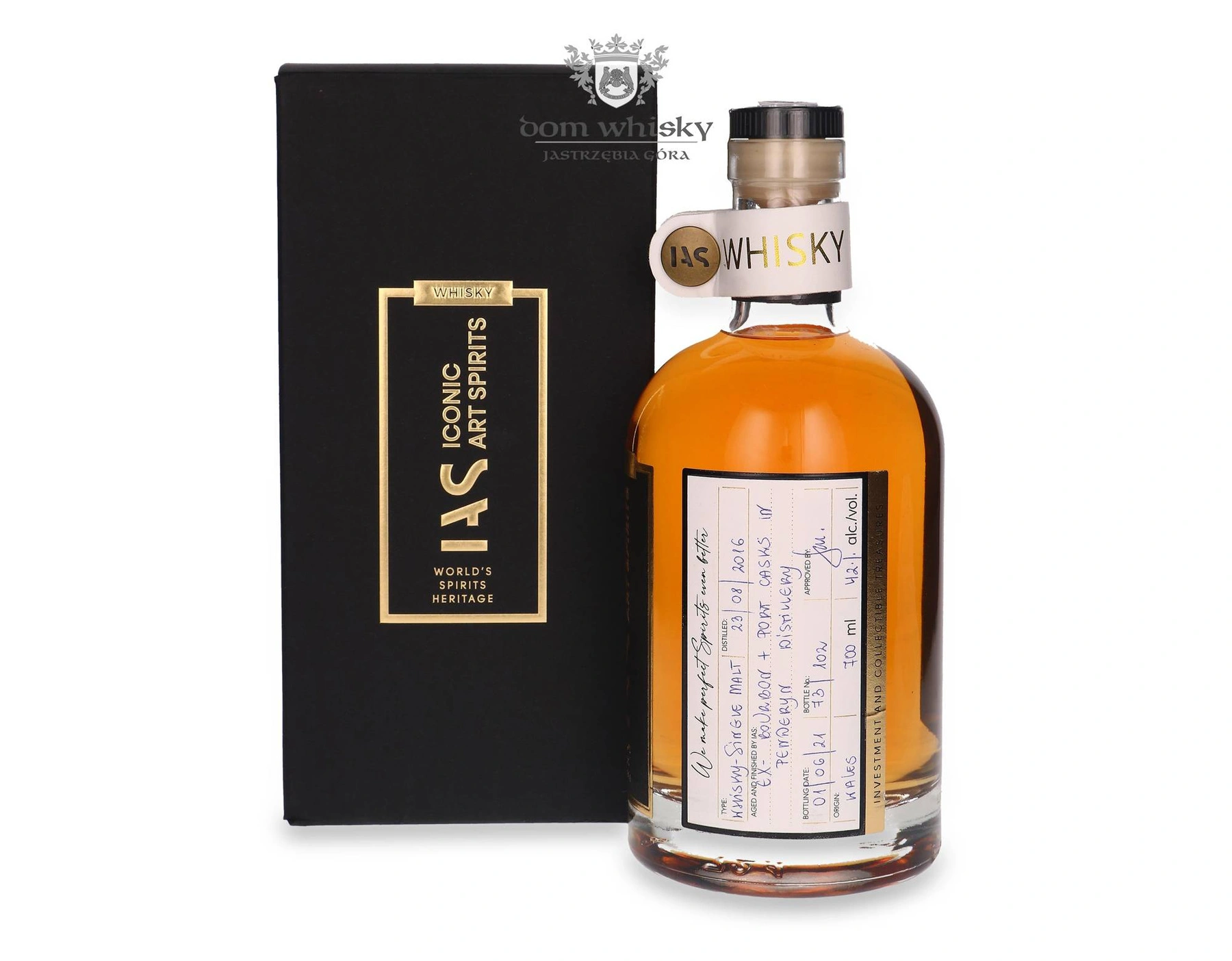 Iconic Art Spirits Penderyn 2016 (Bottled 2021) Bourbon + Port Casks Iconic Art Spirits