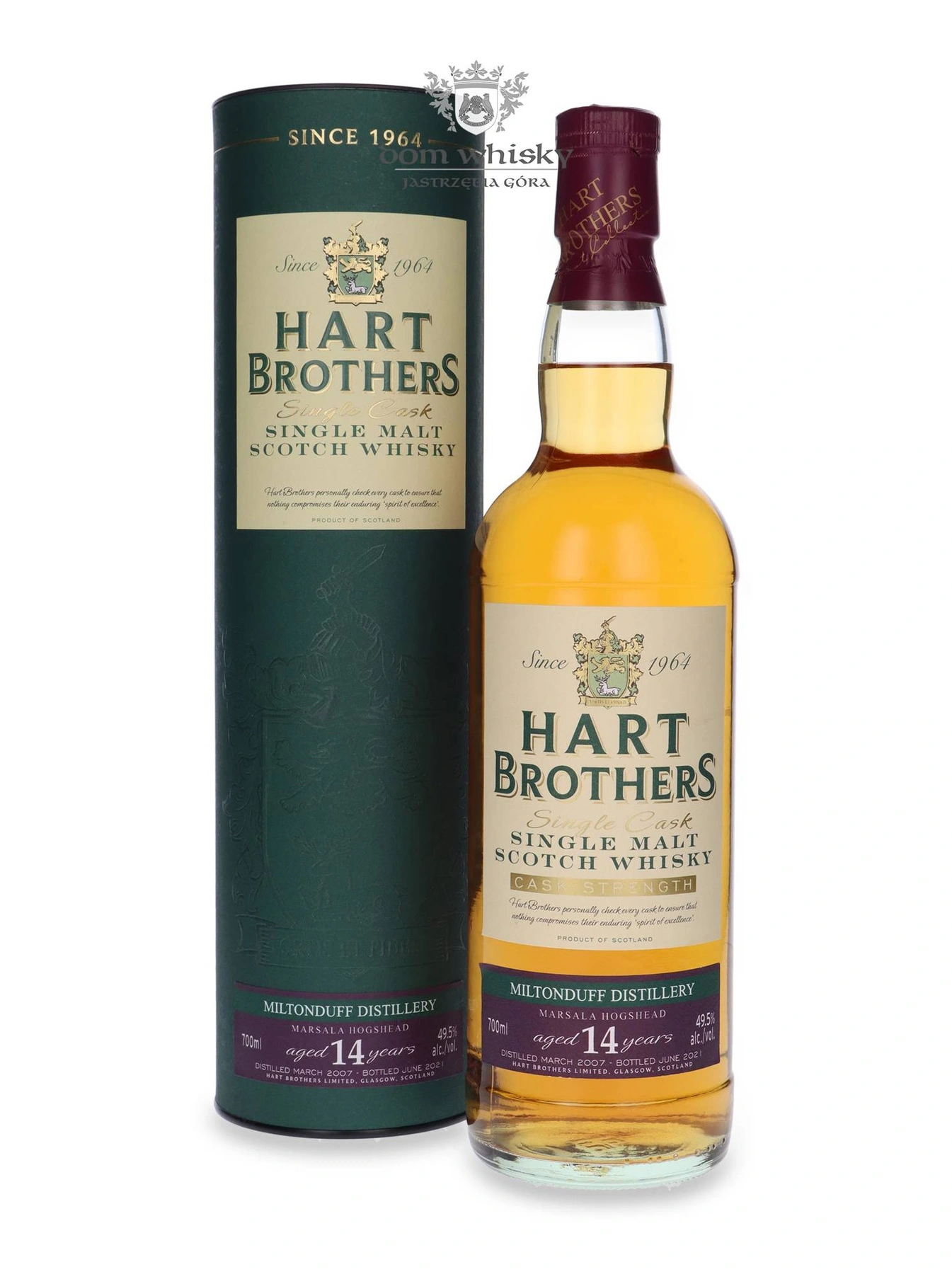 Hart Brothers Ltd 14 YO Miltonduff (D.2007, B.2021) Marsala Cask Hart Brothers