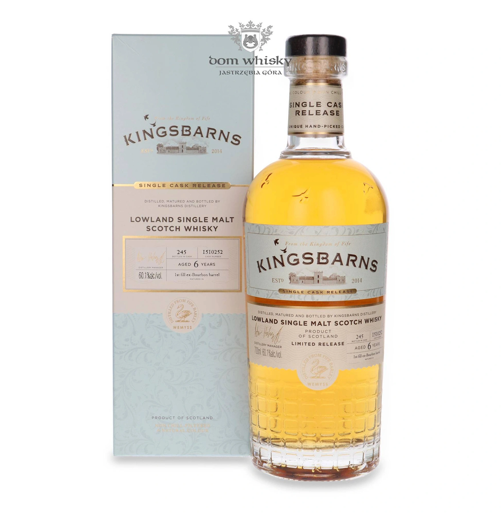 Kingsbarns Distillery 6 YO Single Cask Release
