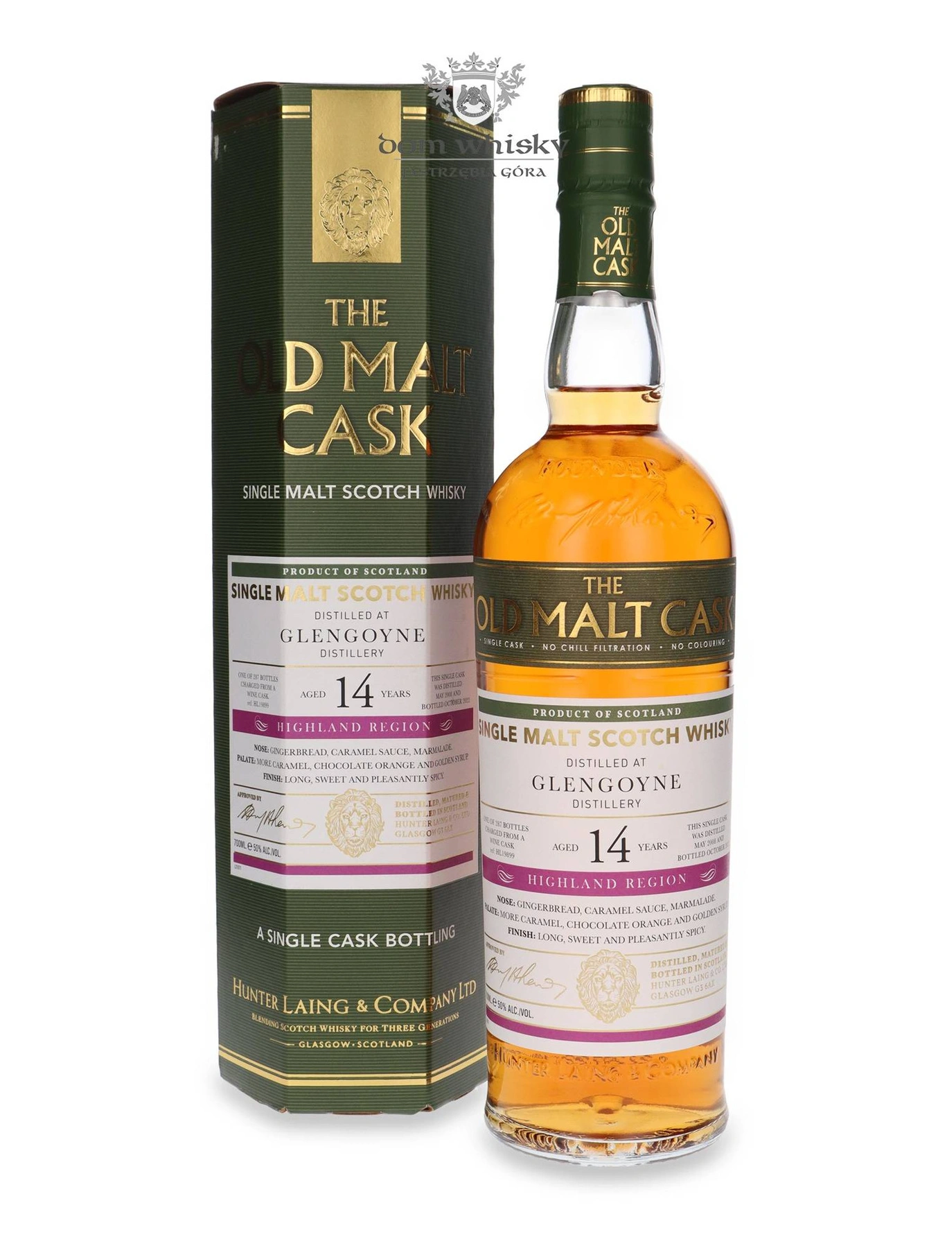 Hunter Laing & Co. 14 YO Glengoyne (D.2008, B.2022) Old Malt Cask