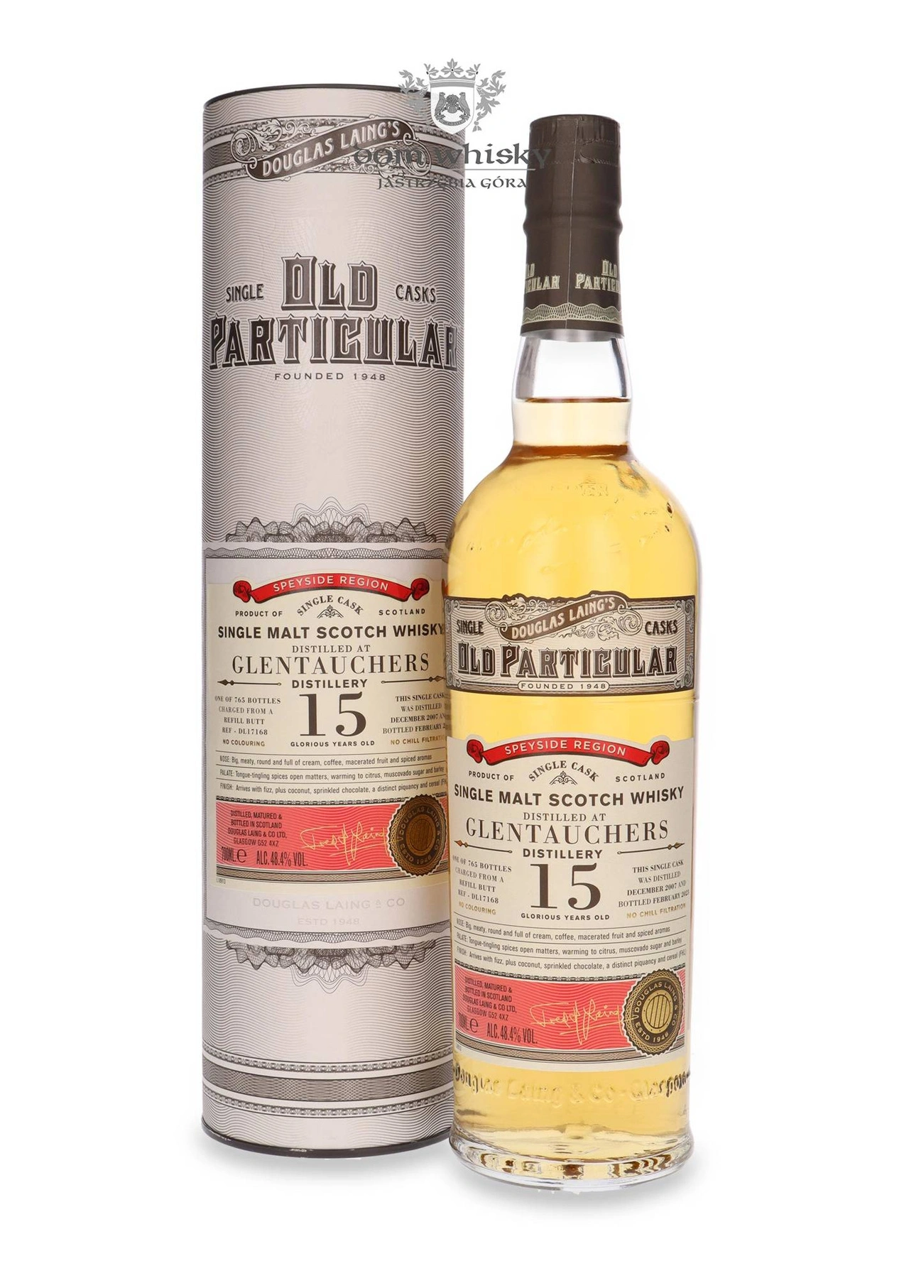 Douglas Laing 15 YO Glentauchers (D.2007, B.2023) Douglas Laing’s Old Particular