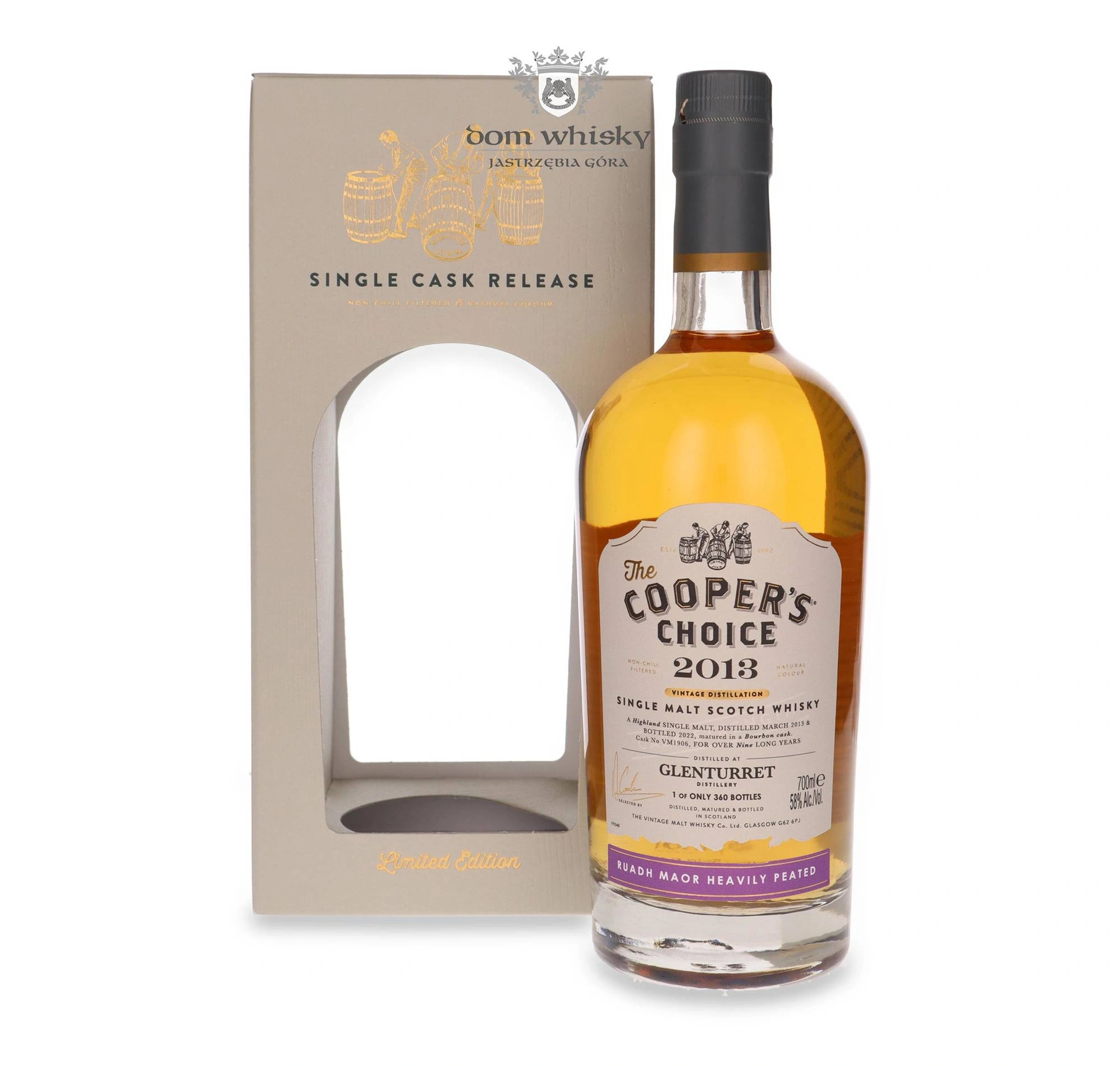 Glenturret Ruadh Maor 9 YO (D.2013, B.2022) The Cooper’s Choice