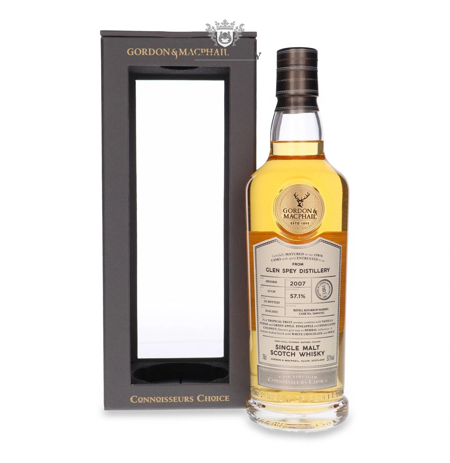 Gordon & Macphail 15 YO Glen Spey (D.2007, B.2023) Connoisseurs Choice