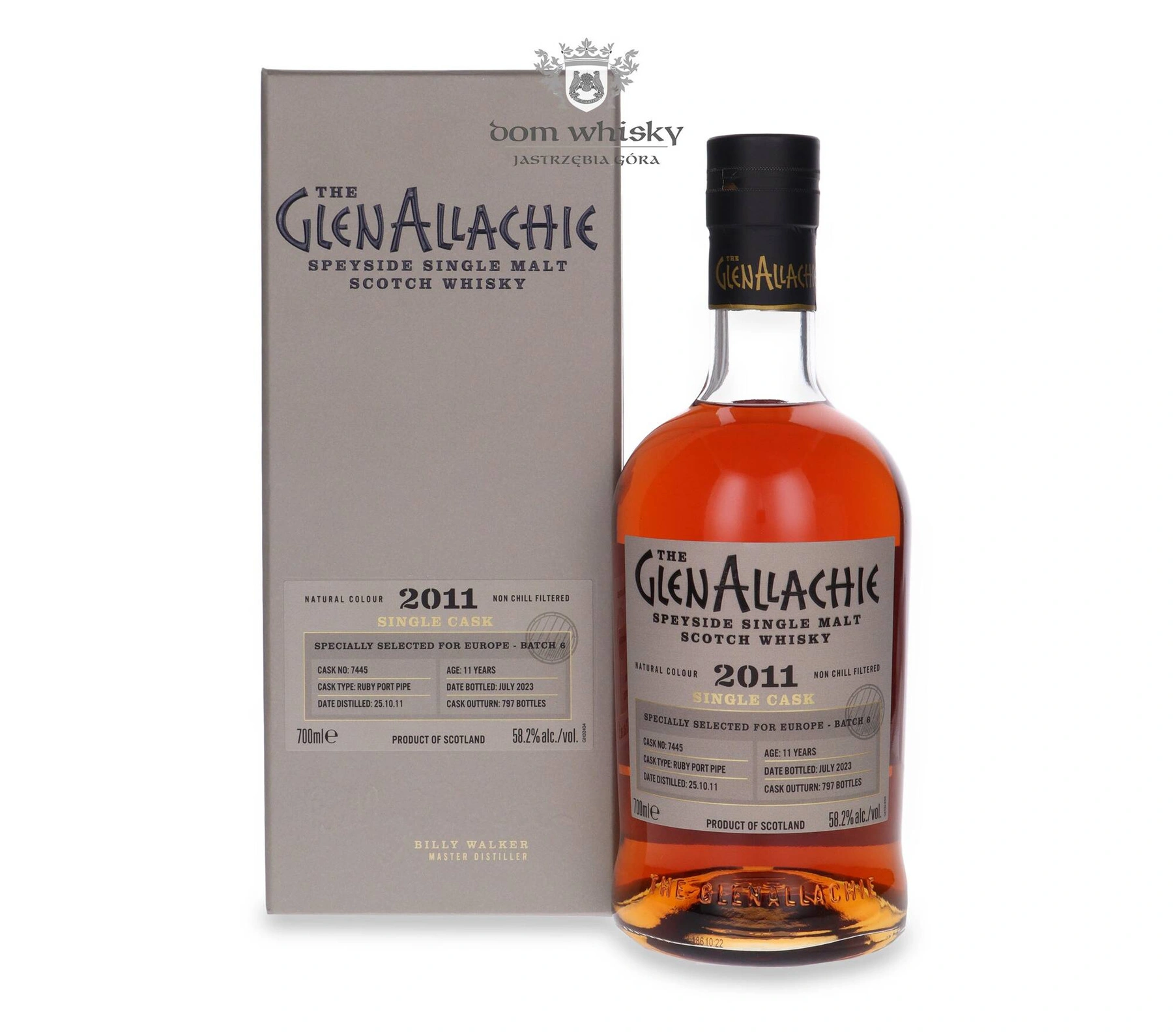 Glenallachie 2011, 11 YO, Ruby Port Pipe # 7445