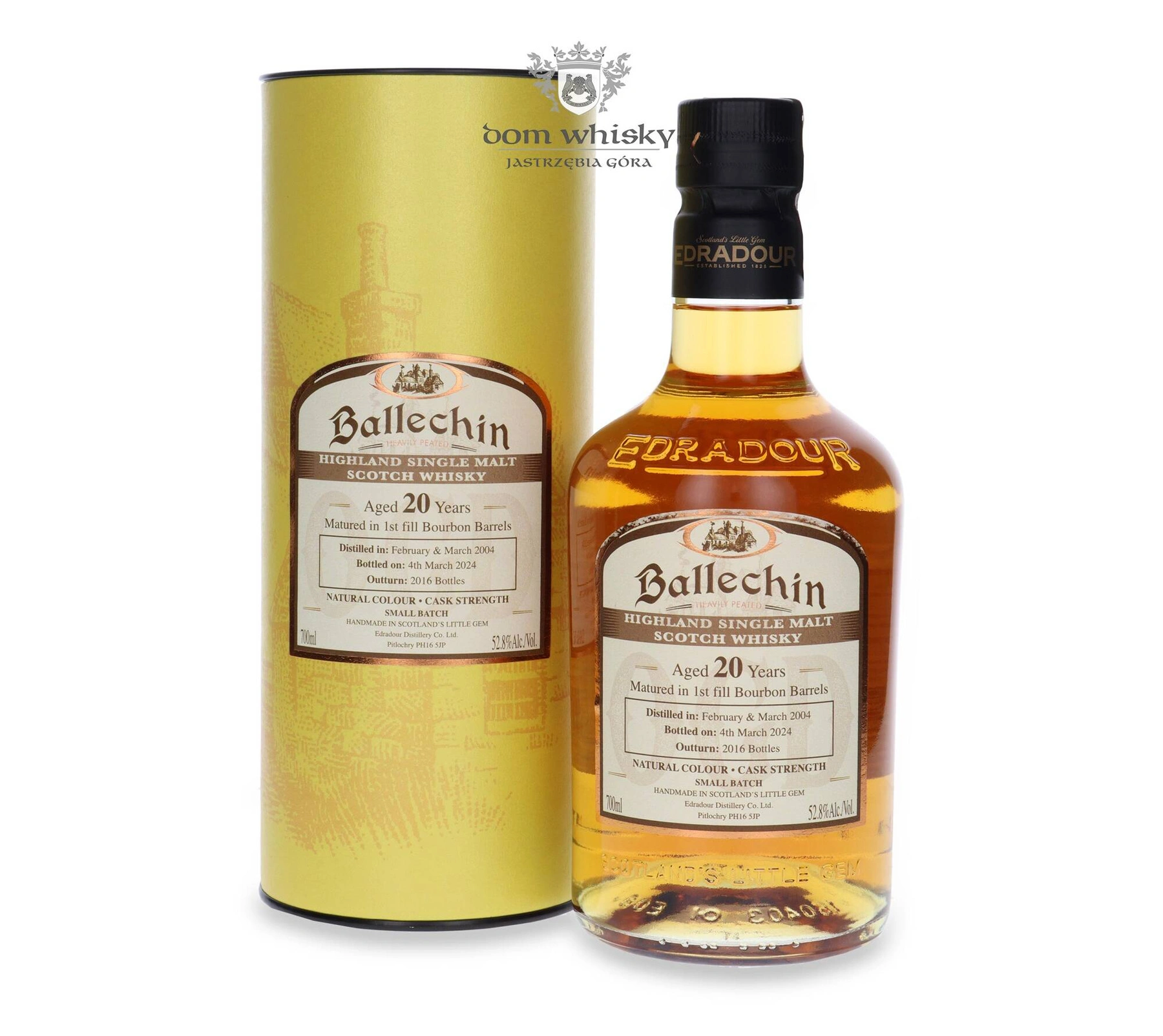 Edradour 20 YO Ballechin (D.2004, B.2024) Bourbon Barrels