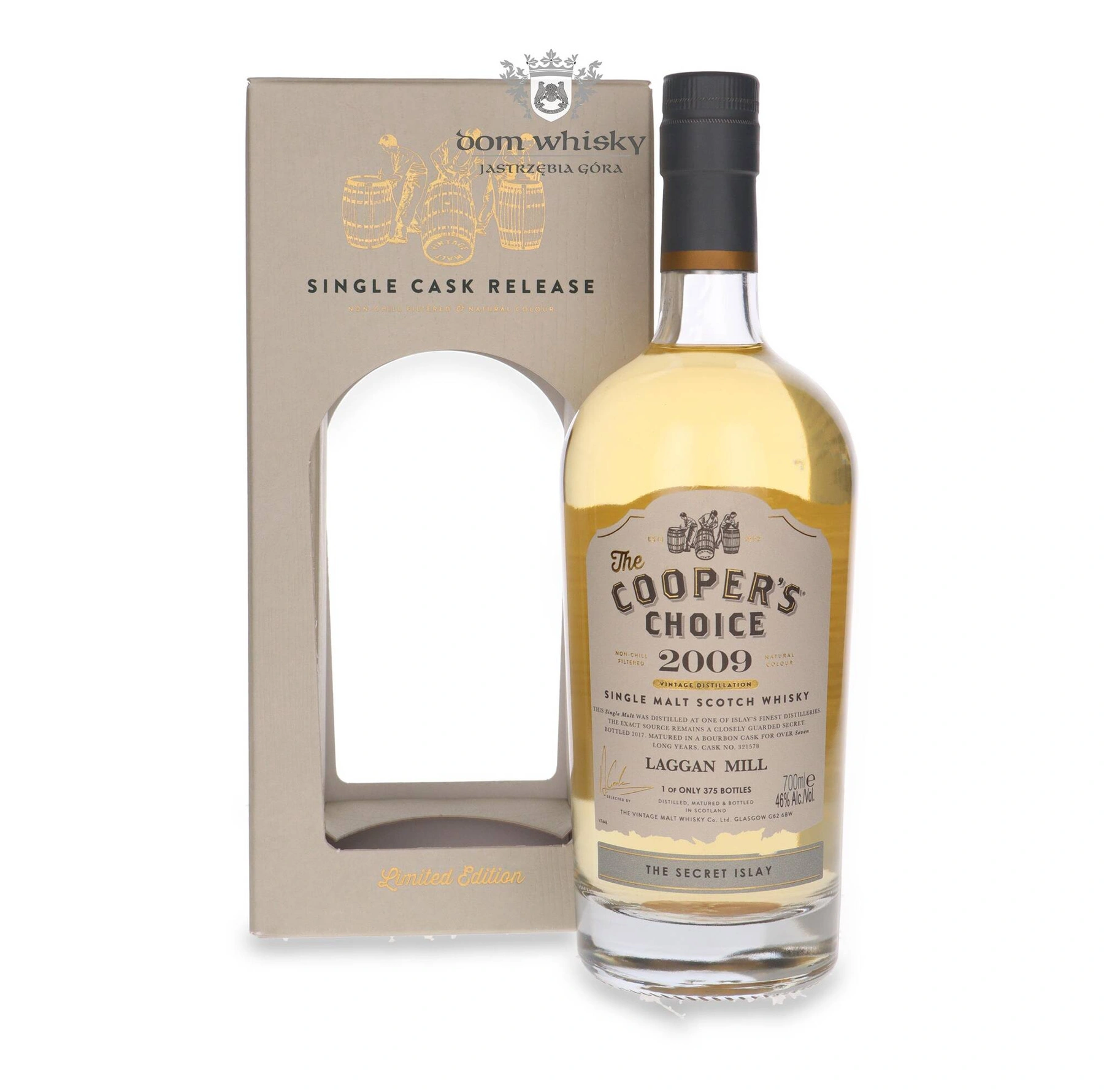The Vintage Malt Whisky Co. 7 YO Laggan Mill (D.2009, B.2017) The Secret Islay The Cooper's Choice