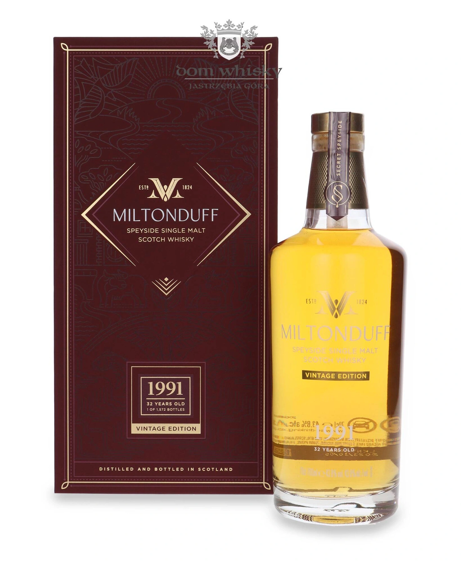 Miltonduff Vintage 1991, 32 YO Secret Speyside Collection