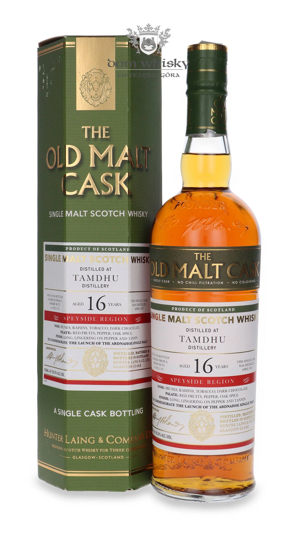Hunter Laing & Co. 16 YO Tamdhu D.2007, B.2024) Old Malt Cask