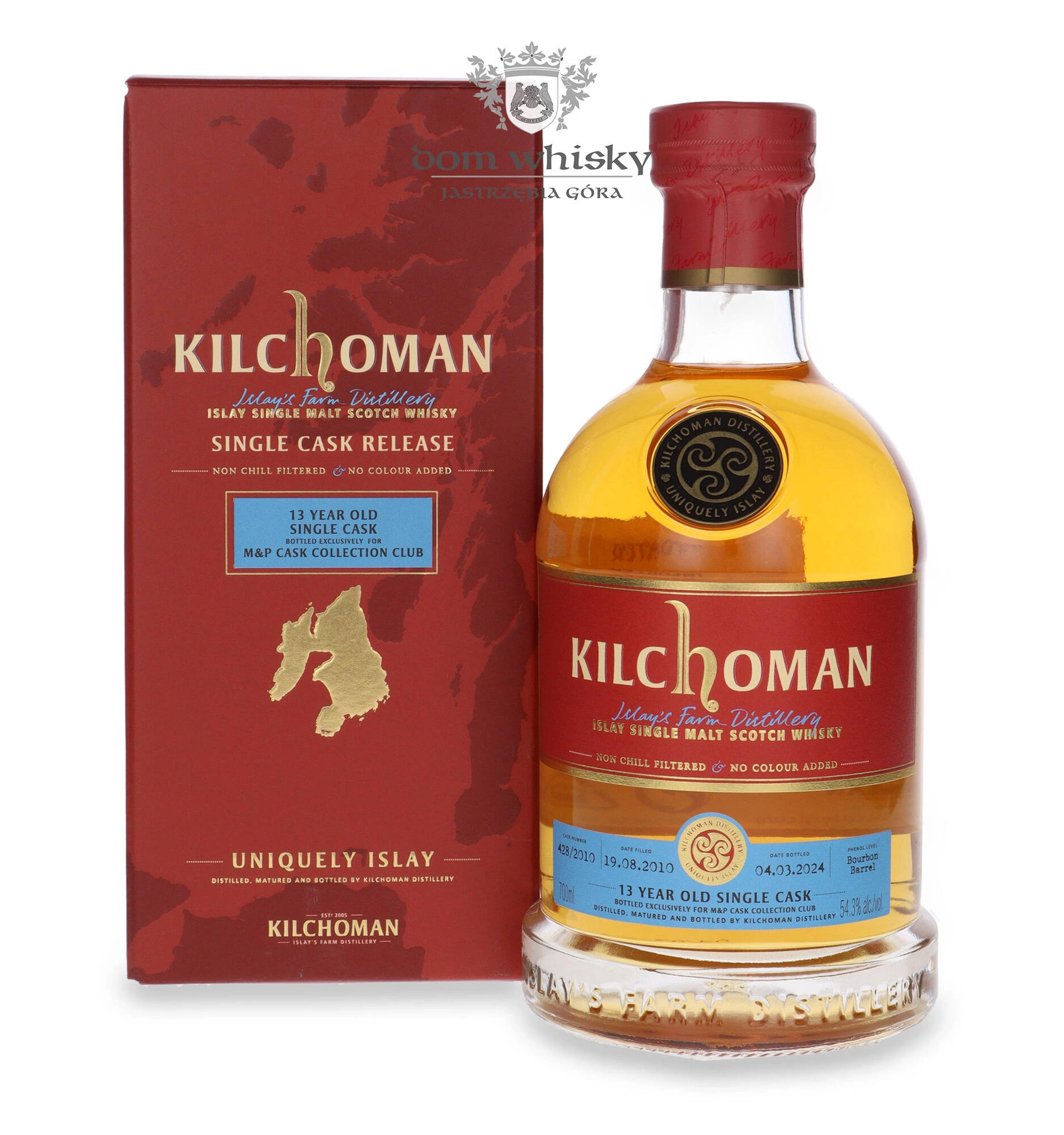 Kilchoman Distillery 13 YO Bourbon Barrel (Bottled For M&p Poland)