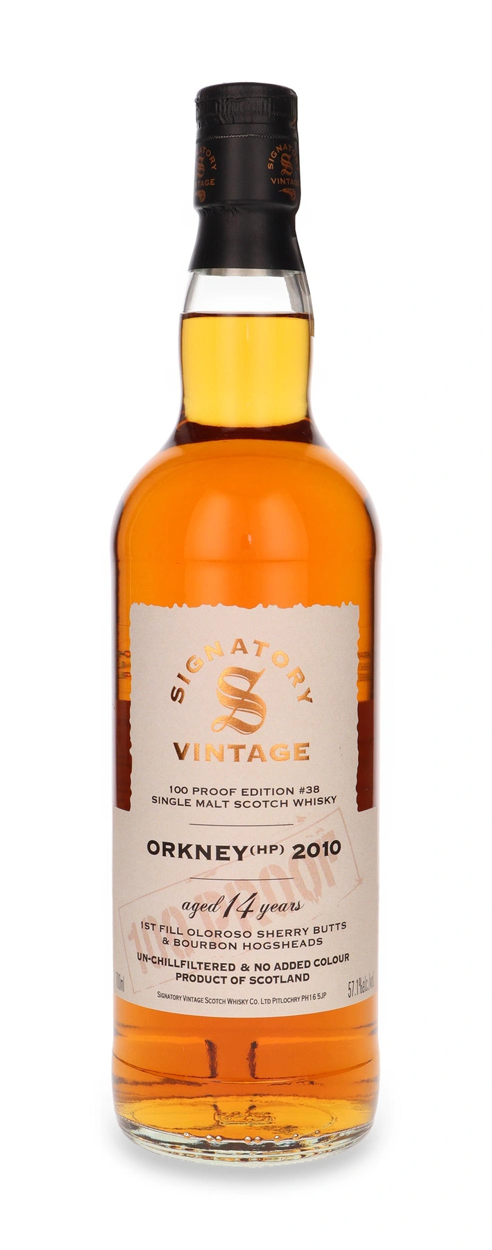 Signatory Vintage 14 YO Orkney 100 Proof Edition # 38 Signatory Vintage
