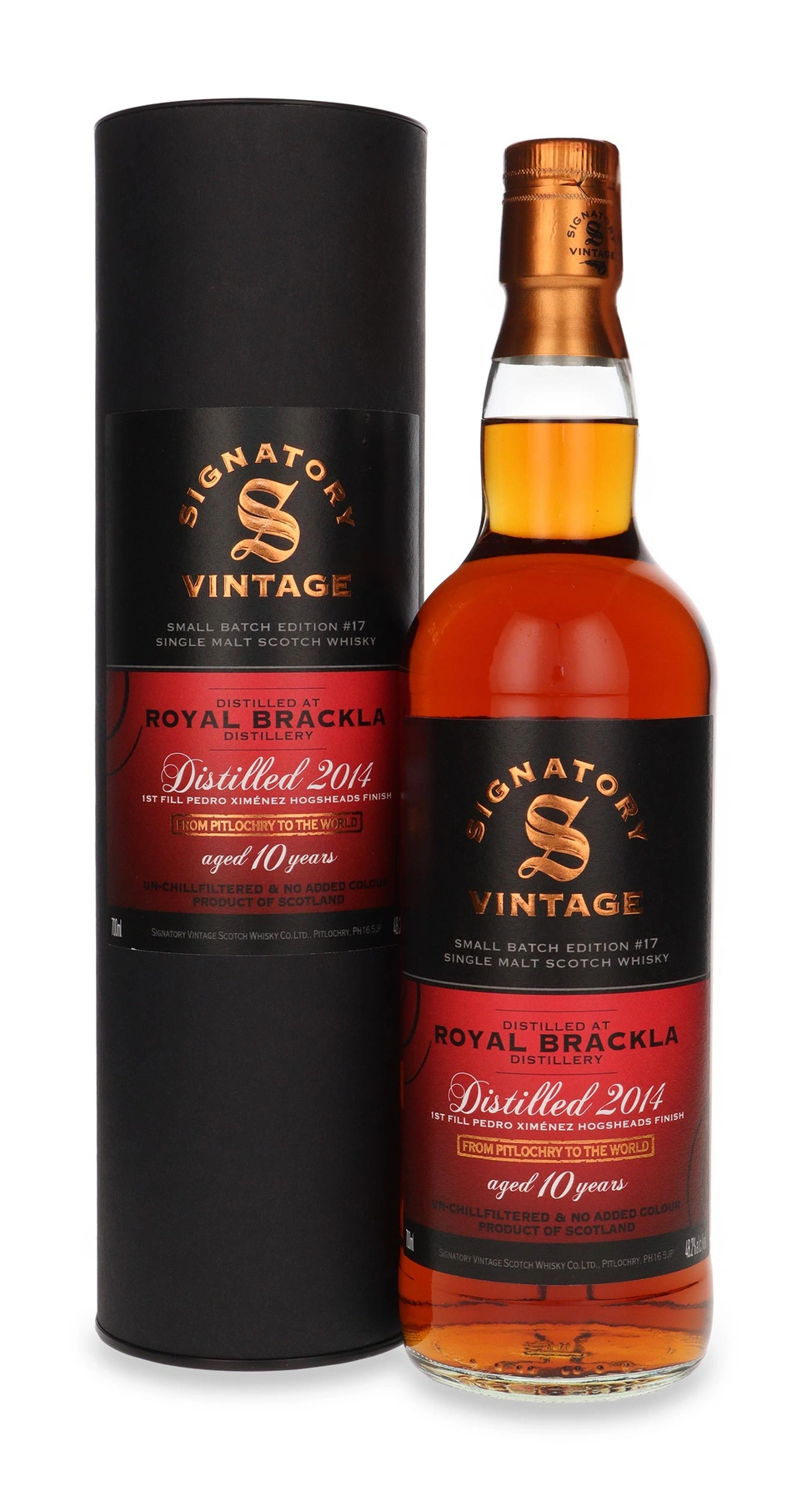 Signatory Vintage 10 YO Royal Brackla Distilled 2014 Signatory Vintage