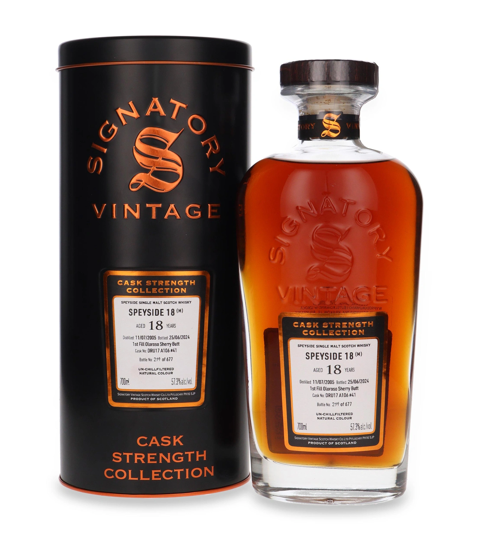 Signatory Vintage 18 YO Speyside 18 (M) (D.2005, B.2024) Signatory Vintage