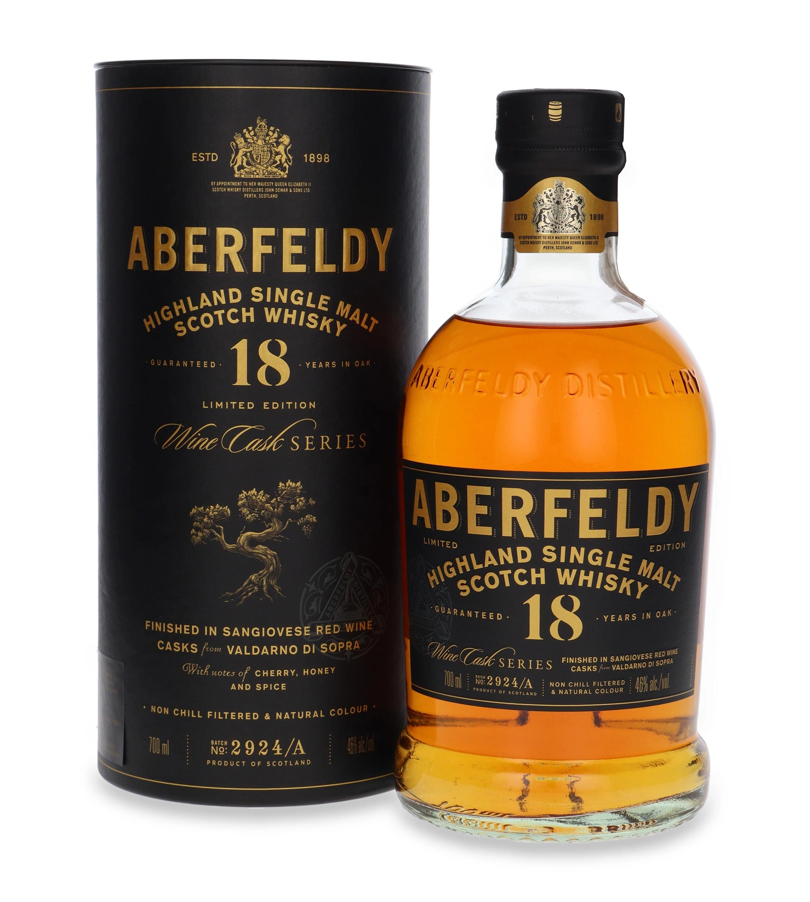 Aberfeldy 18 YO Finished In Sangiovese Red Wine Casks