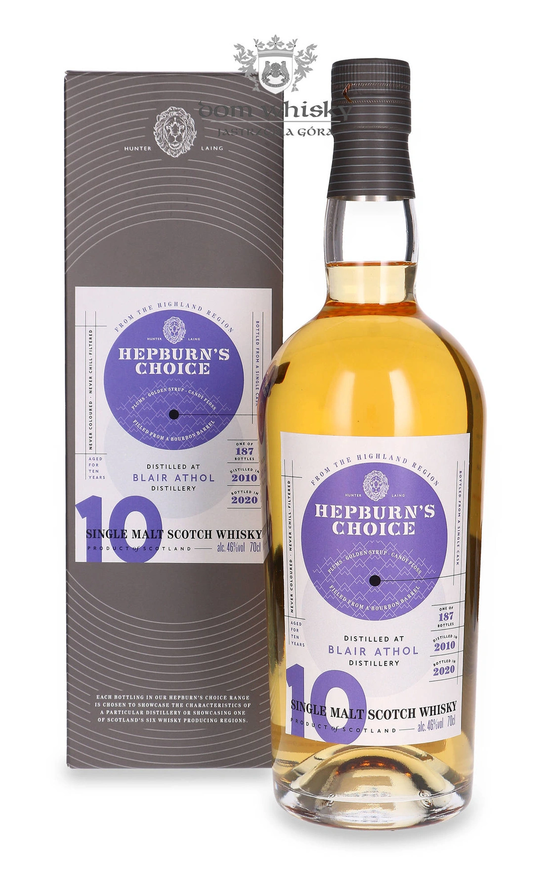 Hunter Laing 10 YO Blair Athol (D.2010, B.2020) Hepburn's Choice