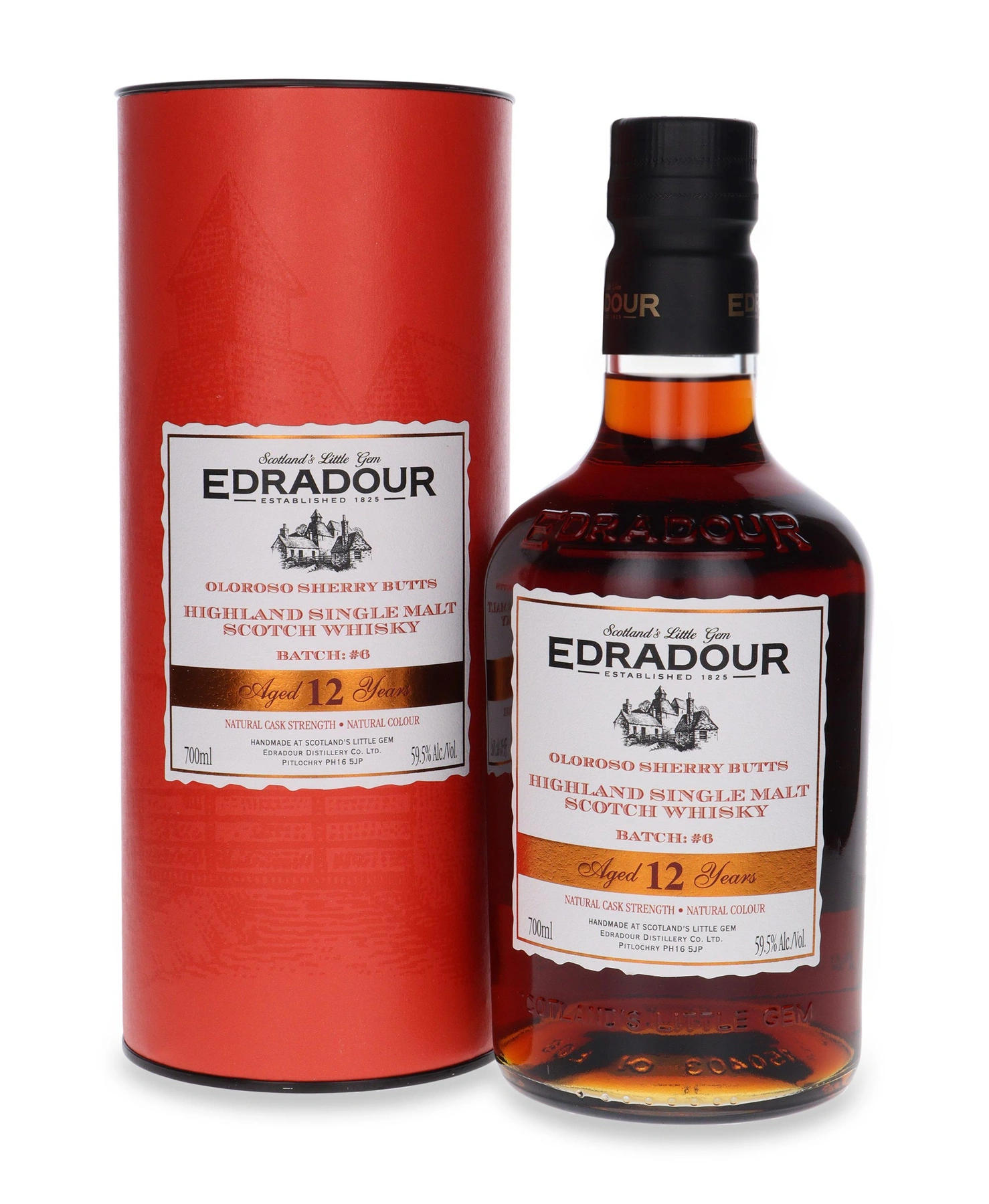 Edradour 12 YO Oloroso Sherry Butts, Batch # 6