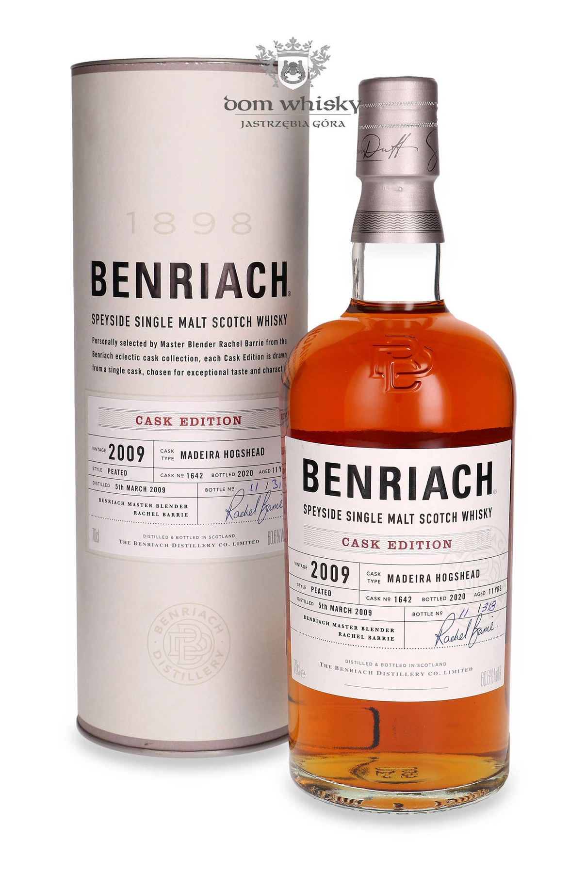 Benriach 11 YO 2009 Cask Edition, Madeira Hogshead Cask # 1642