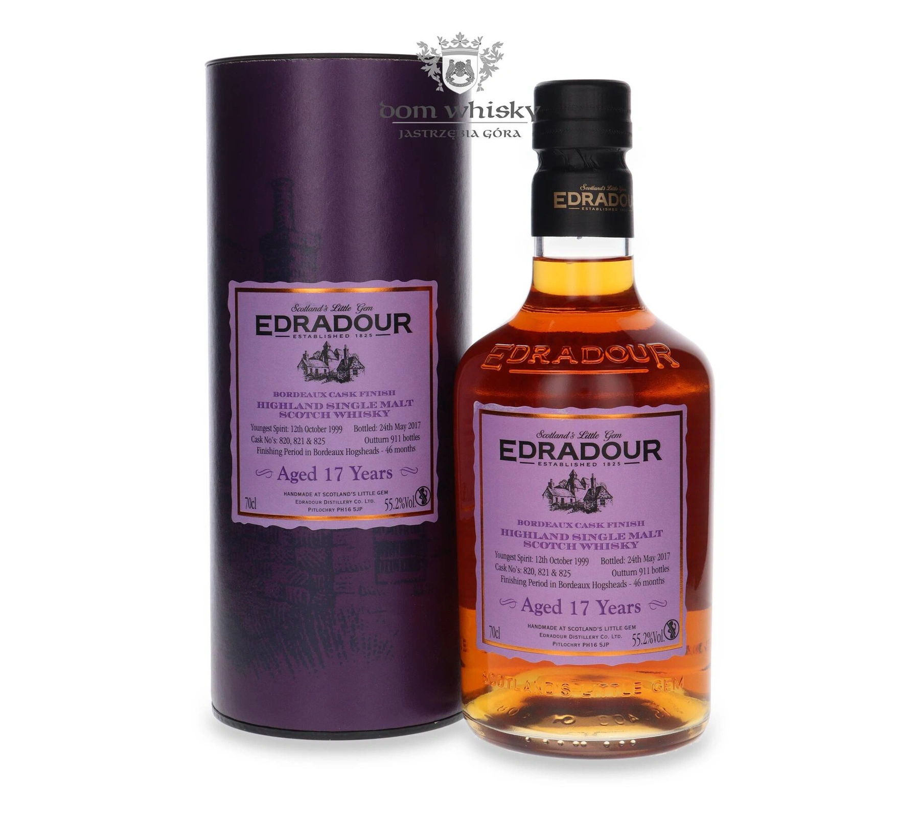 Edradour 17 YO (D.1999, B.2017) Bordeaux Cask Finish