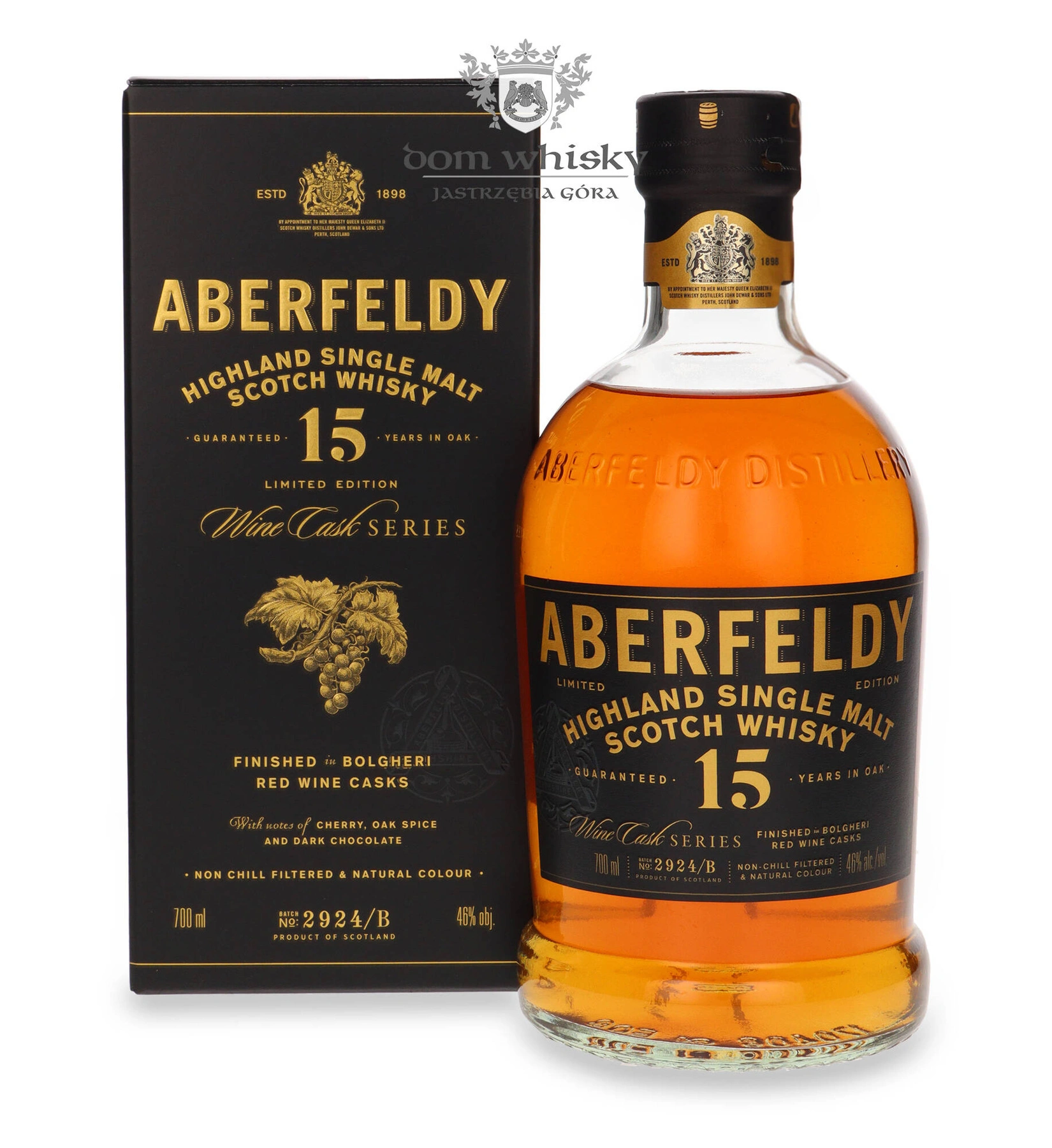 Aberfeldy 15 YO Finished In Bolgheri Tuscan Red Wine Casks