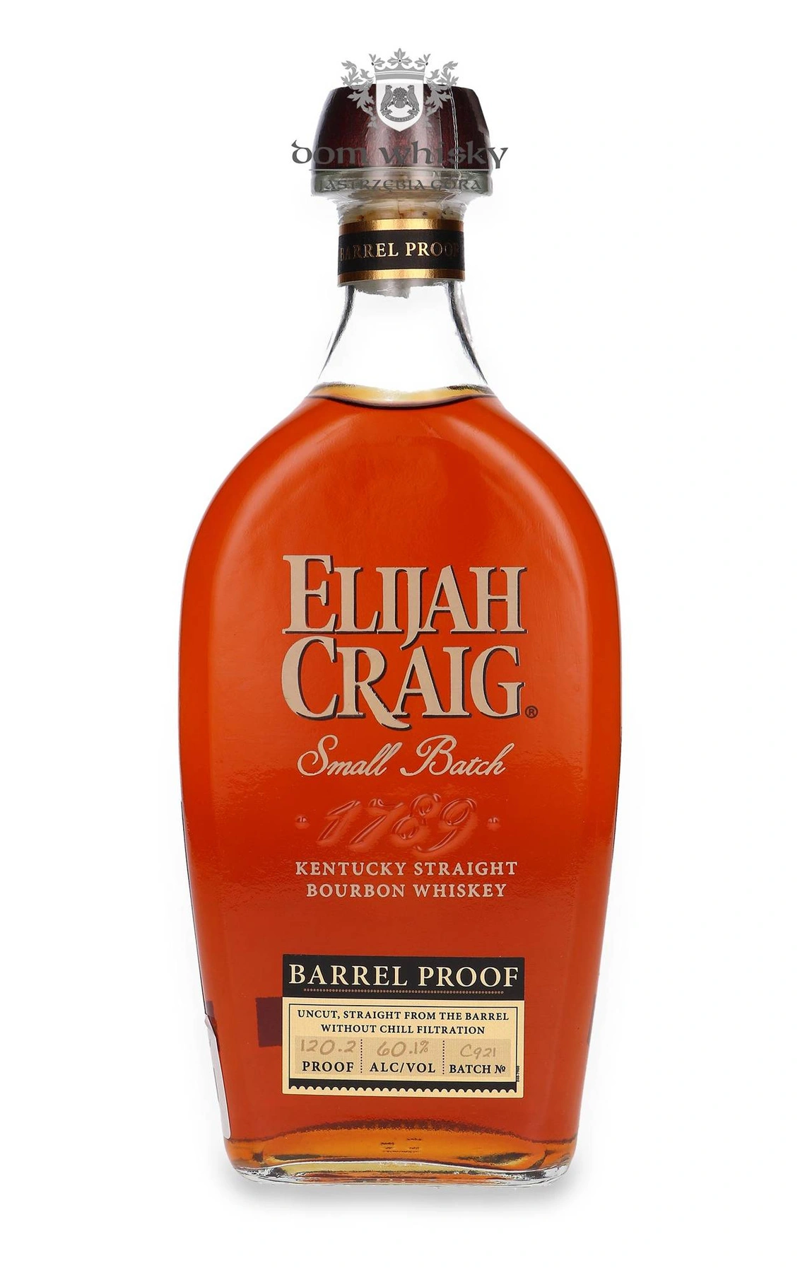 Elijah Craig 12 YO Small Batch Barrel Proof (Batch No. C921)