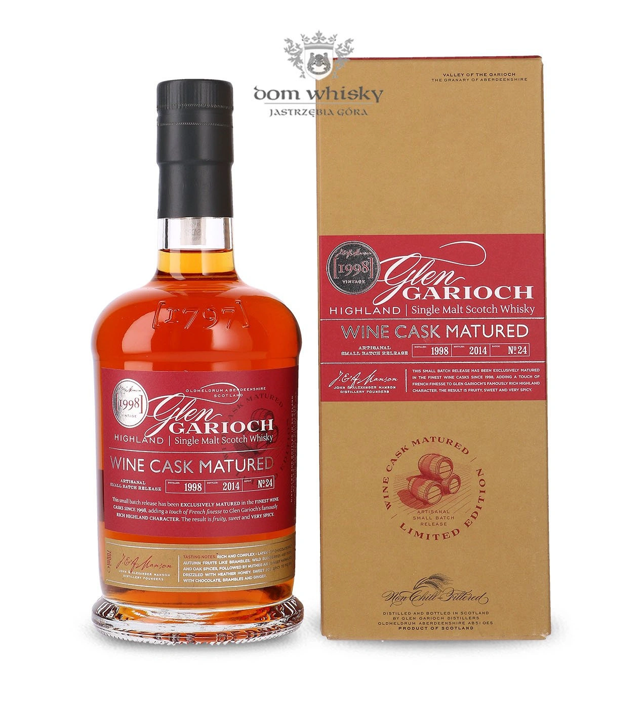 Glen Garioch 1998 (Bottled 2014) Wine Cask Matured