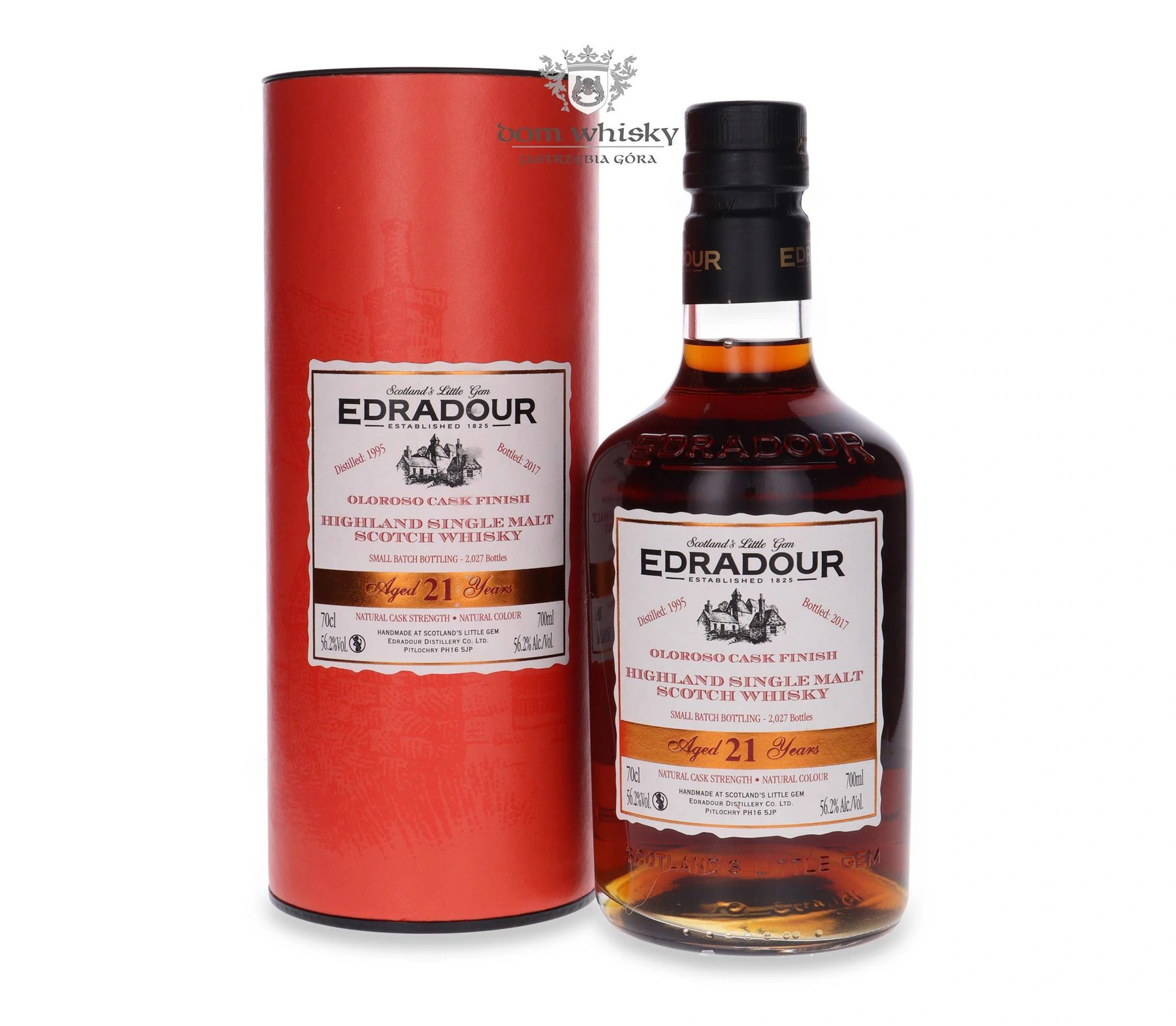 Edradour 21 YO Oloroso Cask Finish D.1995 B.2017