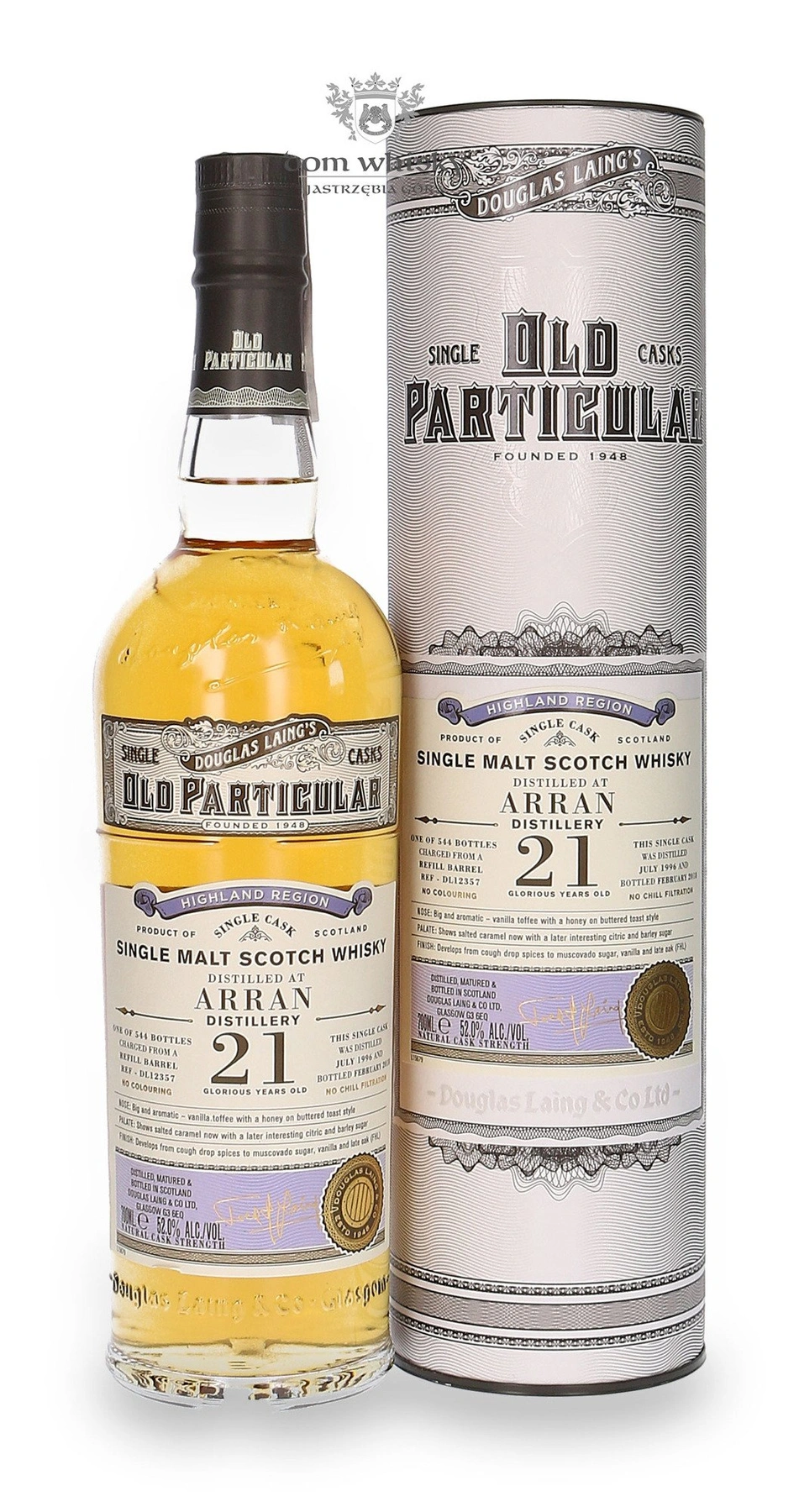 Douglas Laing 21 YO Arran (D.1996 B.2018) Douglas Laing’s Old Particular