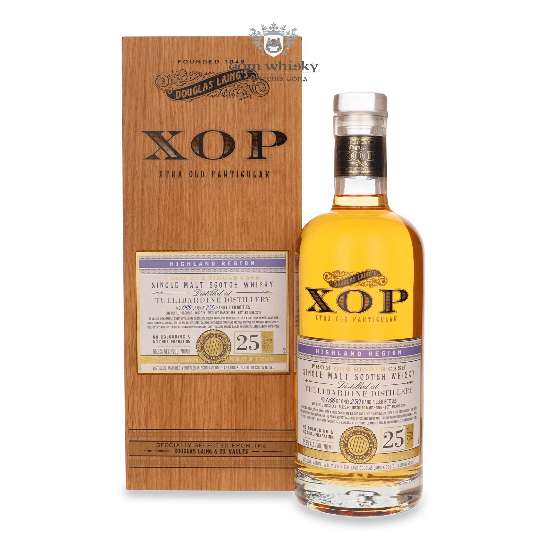 Douglas Laing 25 YO Tullibardine (D.1993, B.2018) Douglas Laing’s Xop