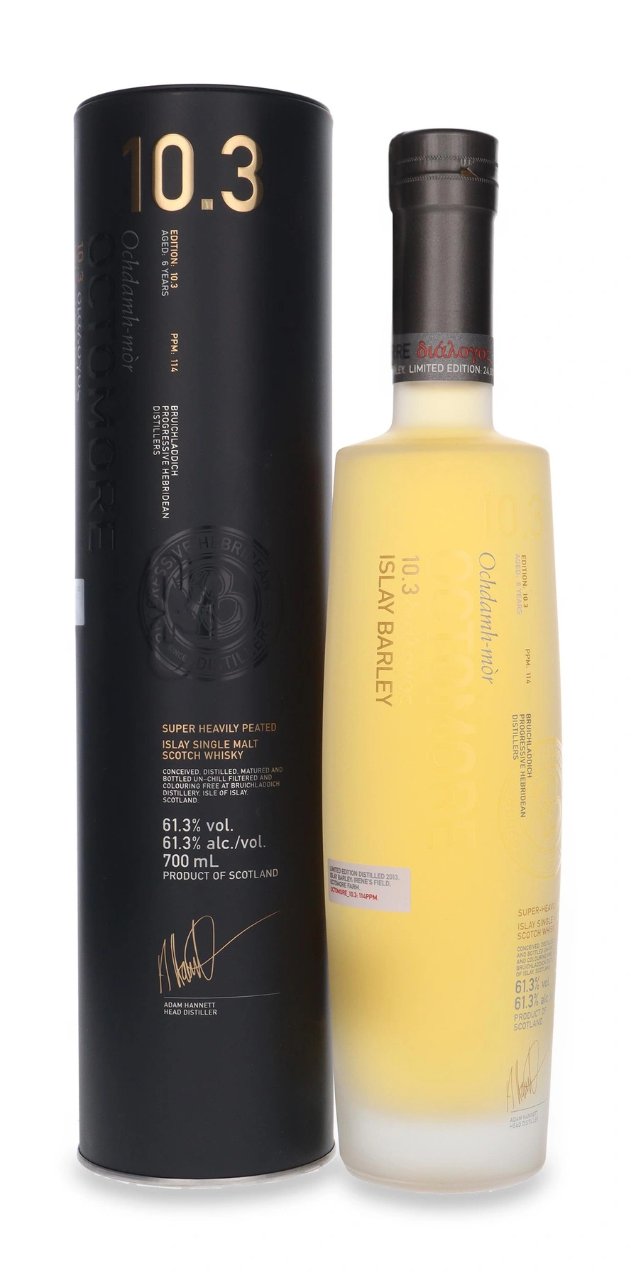 Bruichladdich 6 YO Octomore , Edition: 10.3 Heavily Peated(114 PPM)