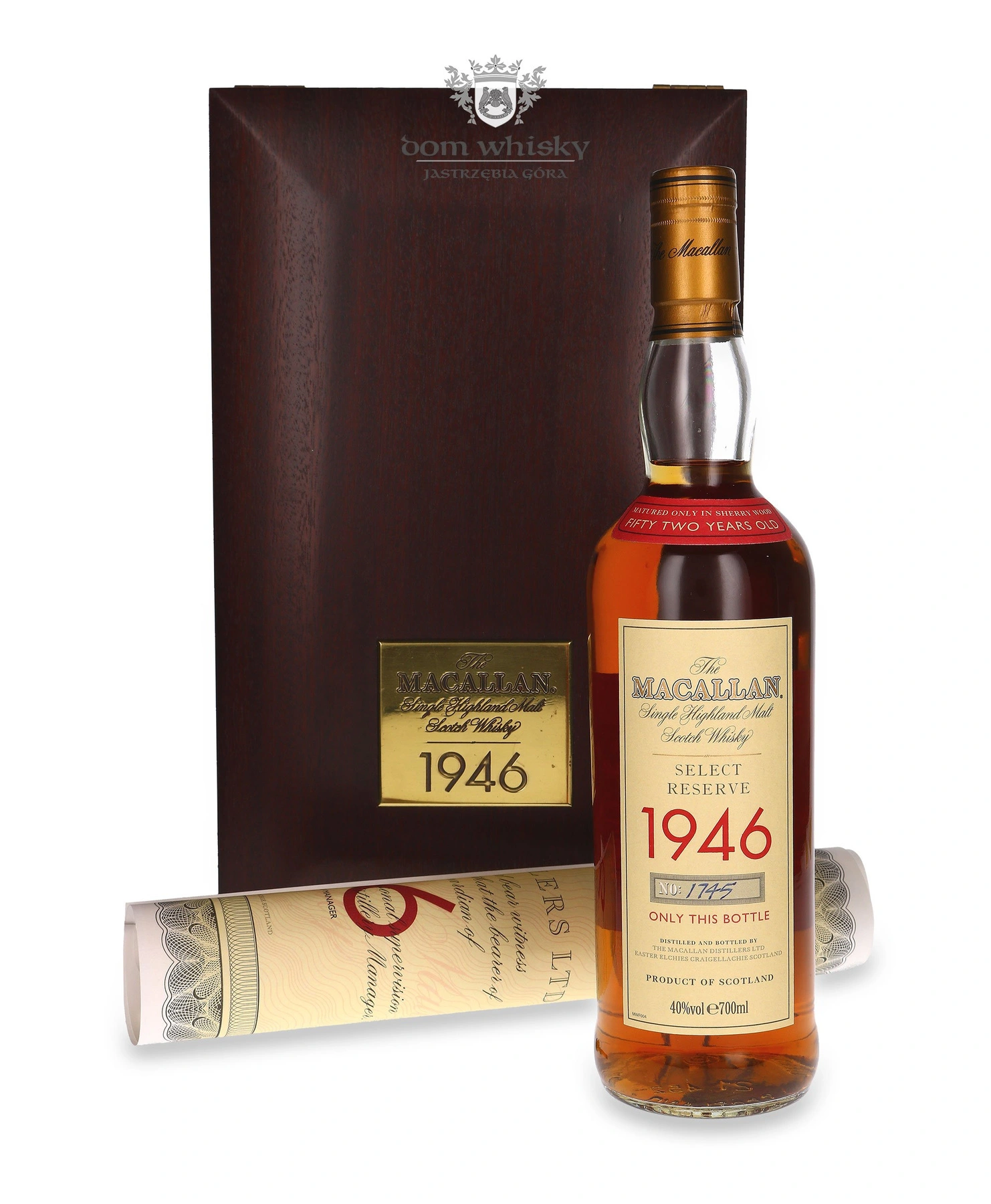 The Macallan 1946 Select Reserve 52 YO Sherry Wood