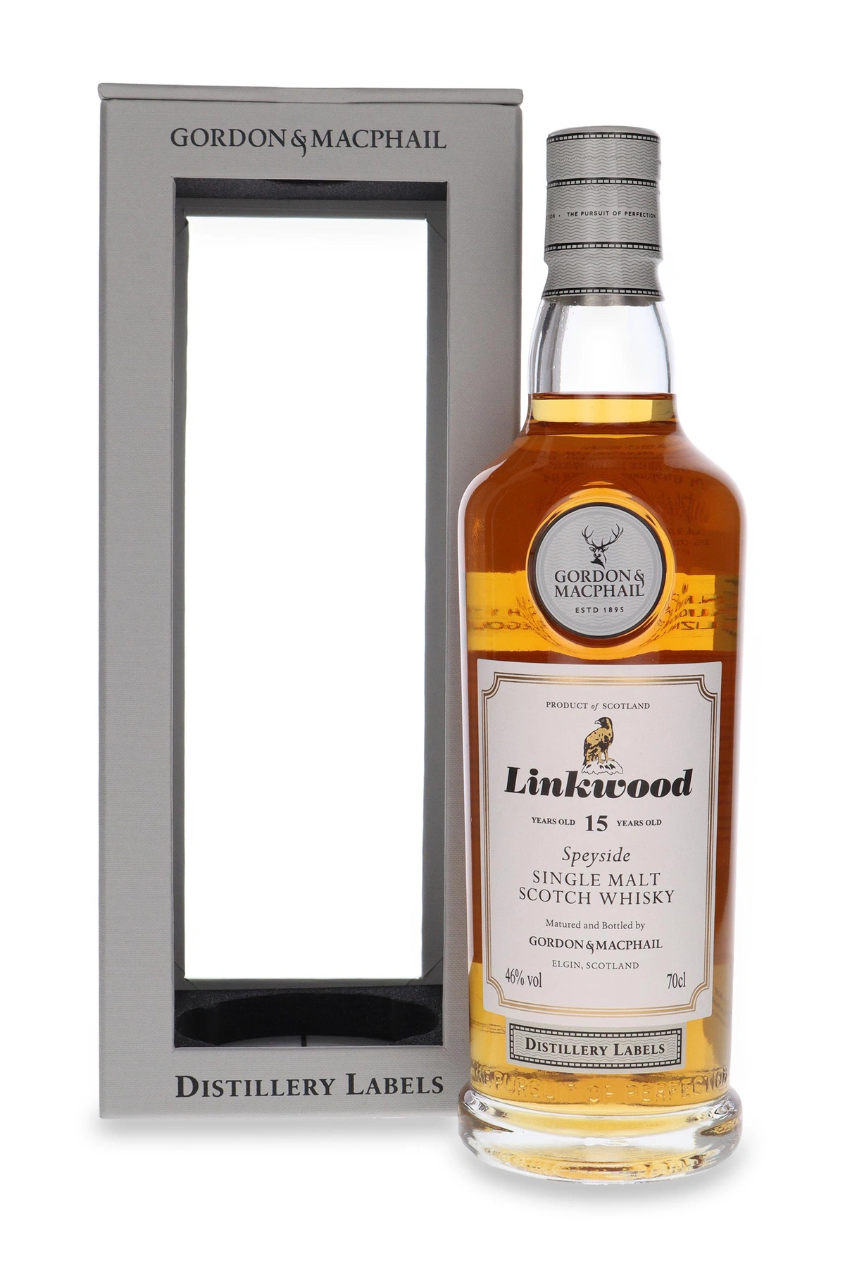Gordon & Macphail 15 YO Linkwood Distillery Labels Gordon & Macphail