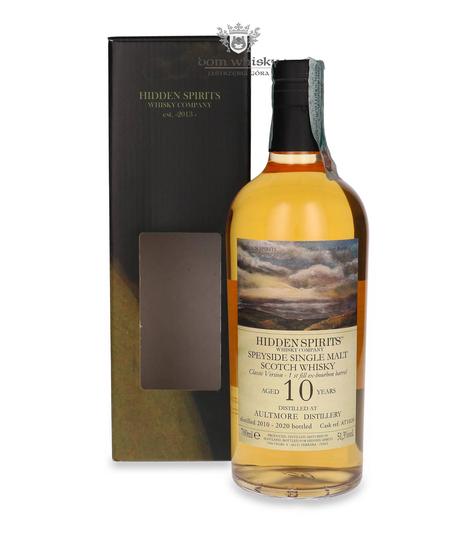 Hidden Spirits 10 YO Aultmore (D.2010, B.2020) Hidden Spirits