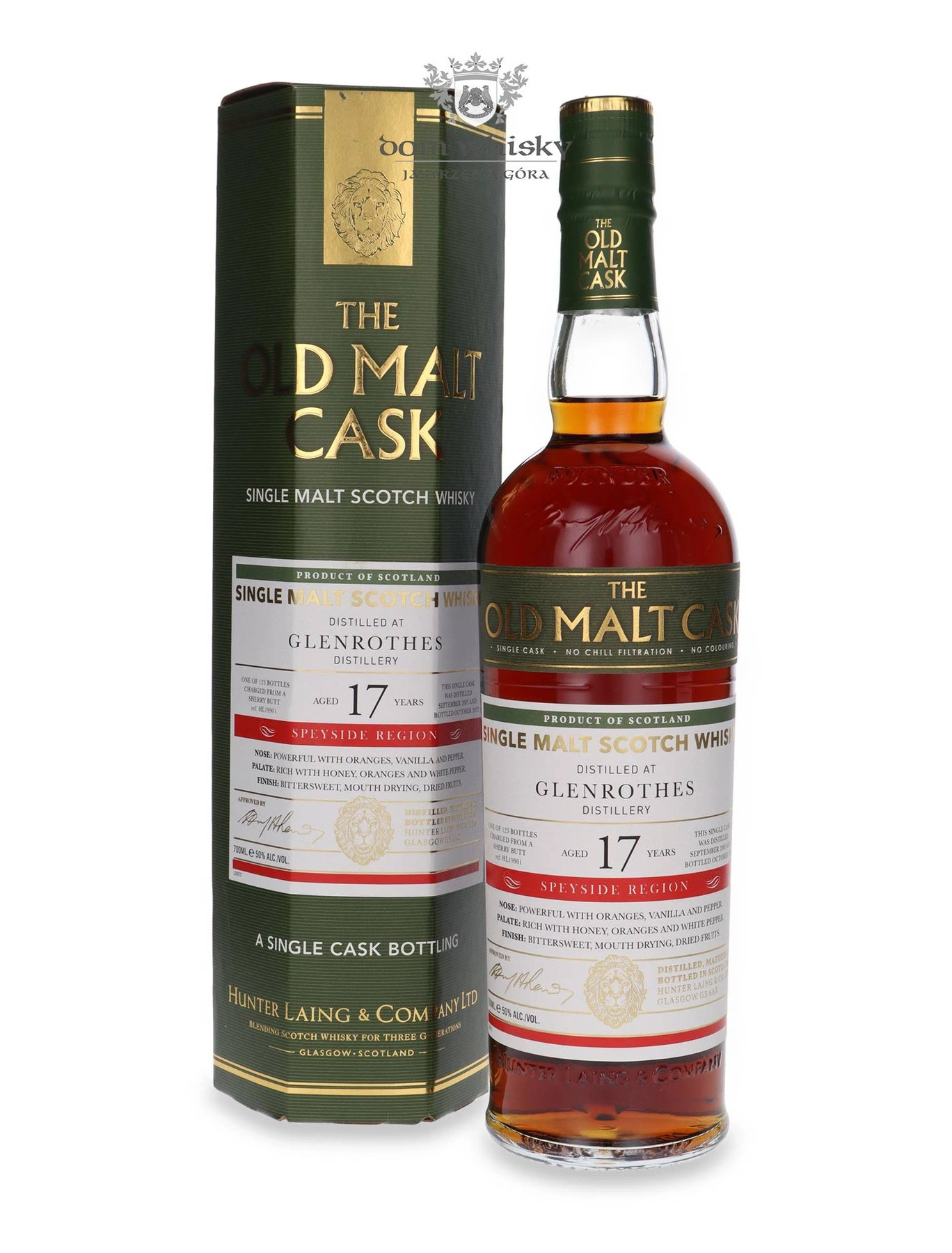 Hunter Laing & Co. 17 YO Glenrothes (D.2005, B.2022) Old Malt Cask