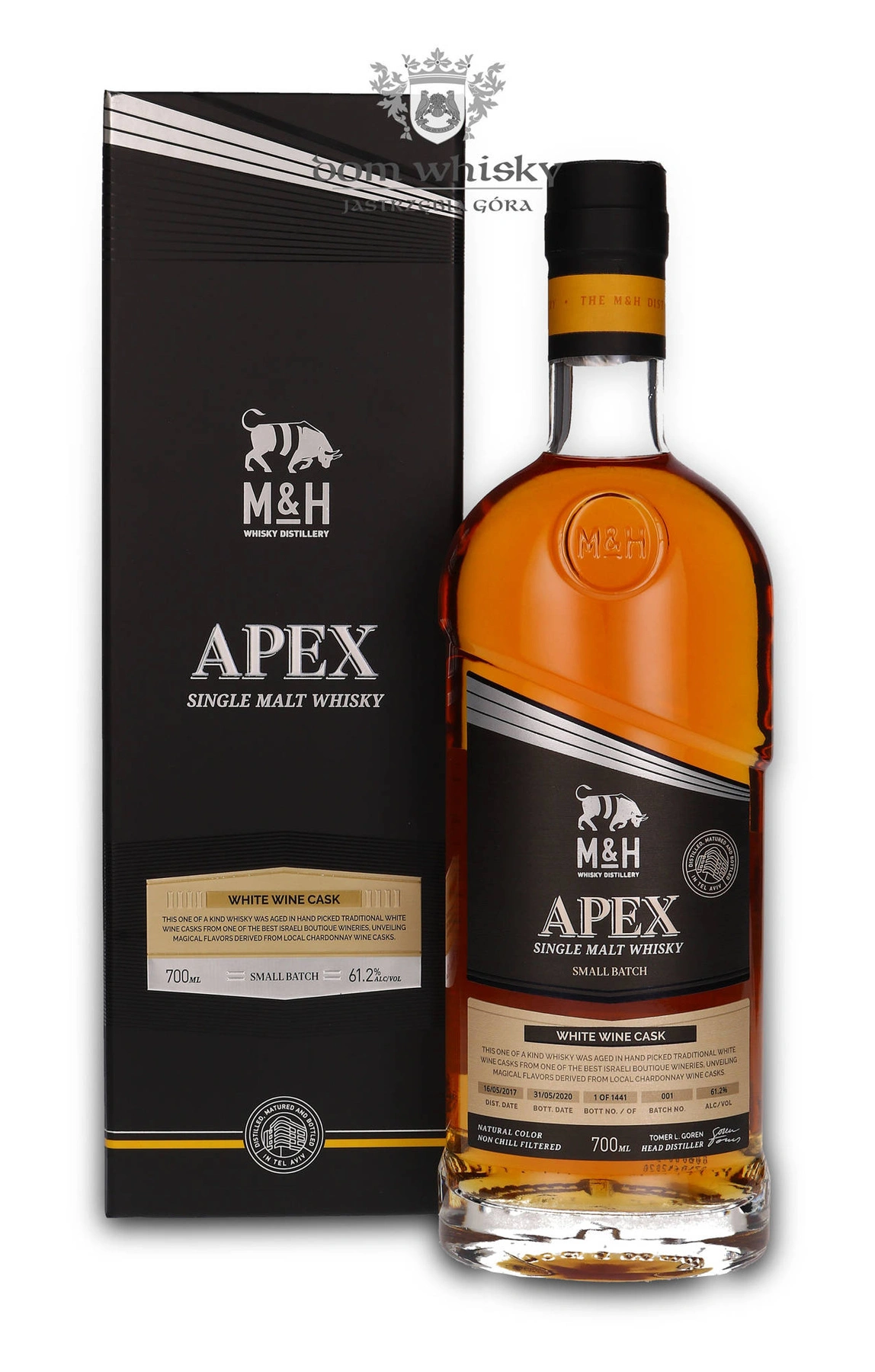 M&h Whisky Distilery M&h Apex White Wine Cask Batch 001
