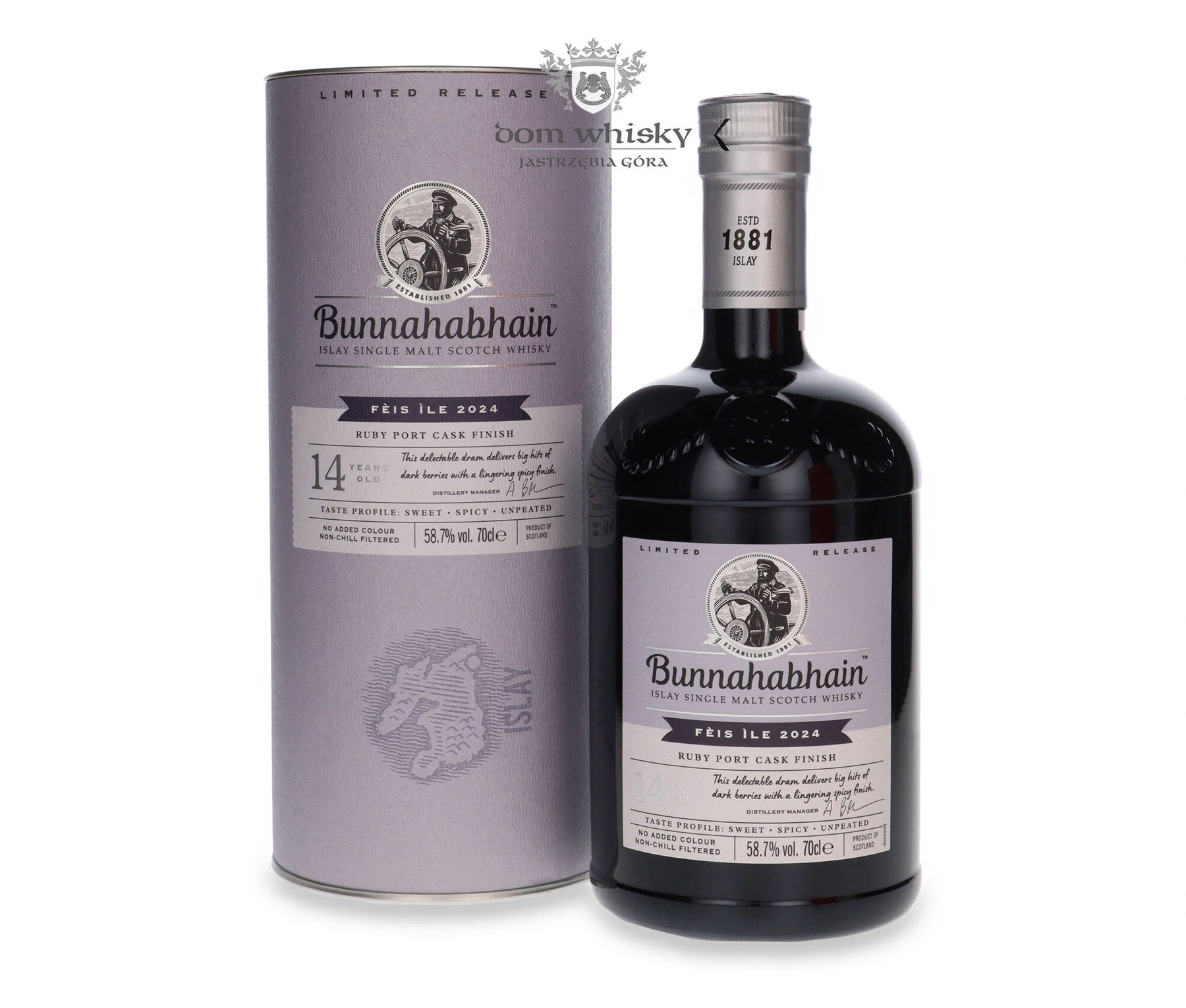 Bunnahabhain 14 YO Ruby Port Cask Finish (Fèis Ìle 2024)