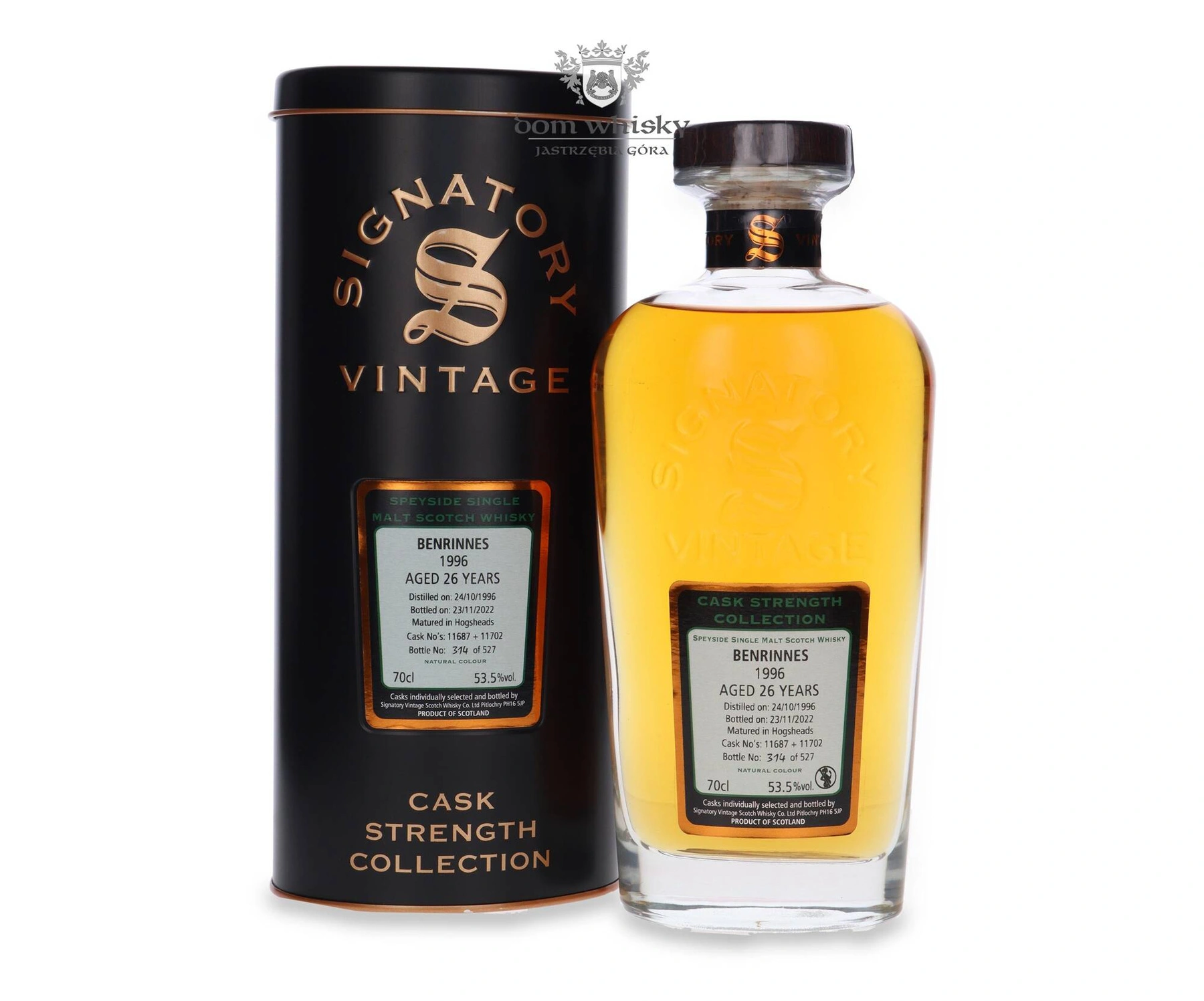 Signatory Vintage 26 YO Benrinnes (D.1996, B.2022) Signatory Vintage