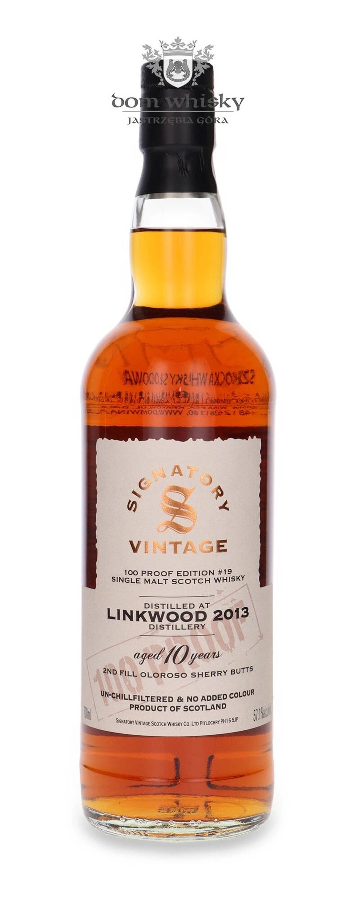 Signatory Vintage 10 YO Linkwood 100 Proof Edition #19