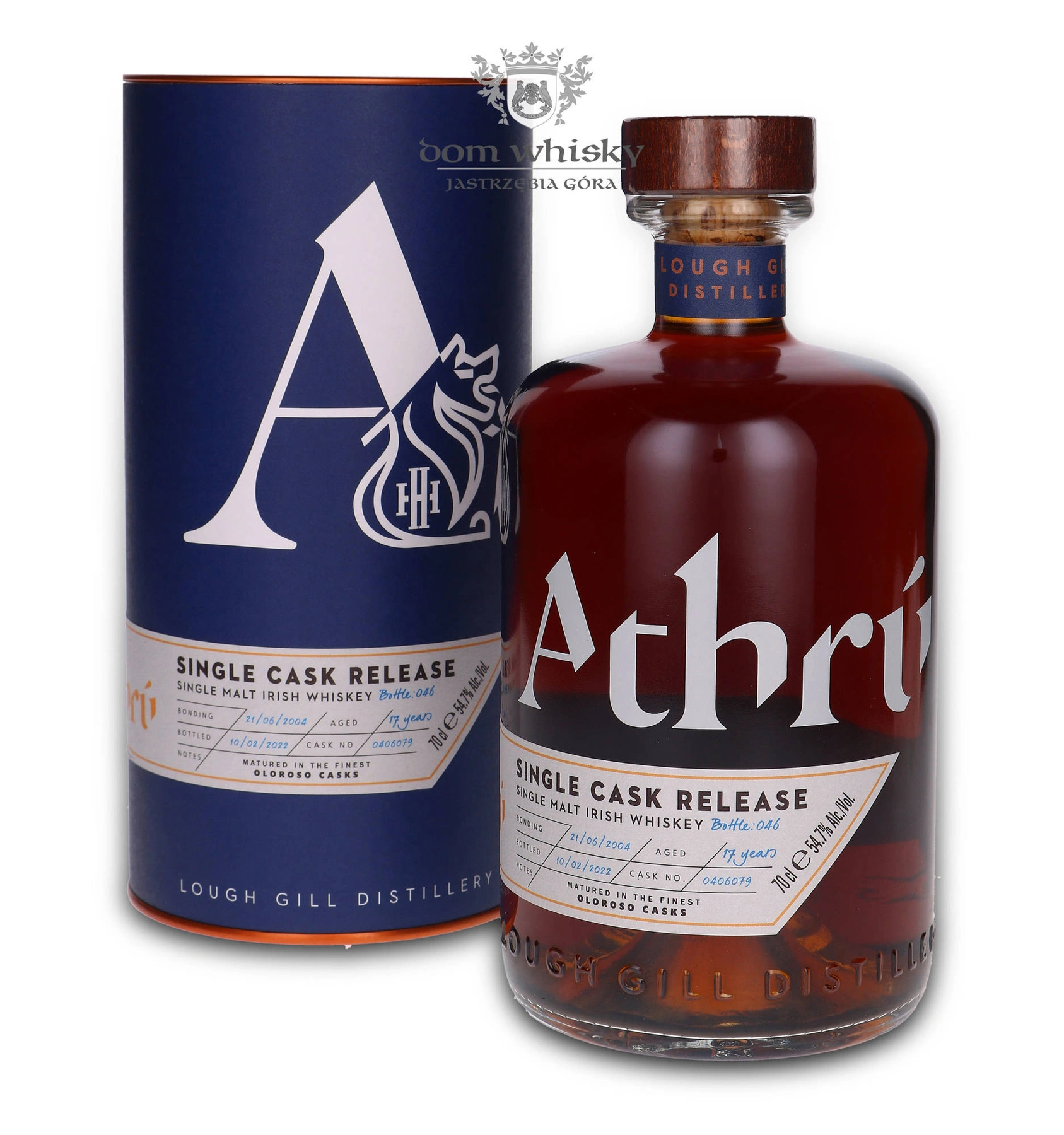 Lough Gill Distillery 17 YO Athrú Irish Single Malt Whiskey (D.2004, B.2022) Oloroso Casks