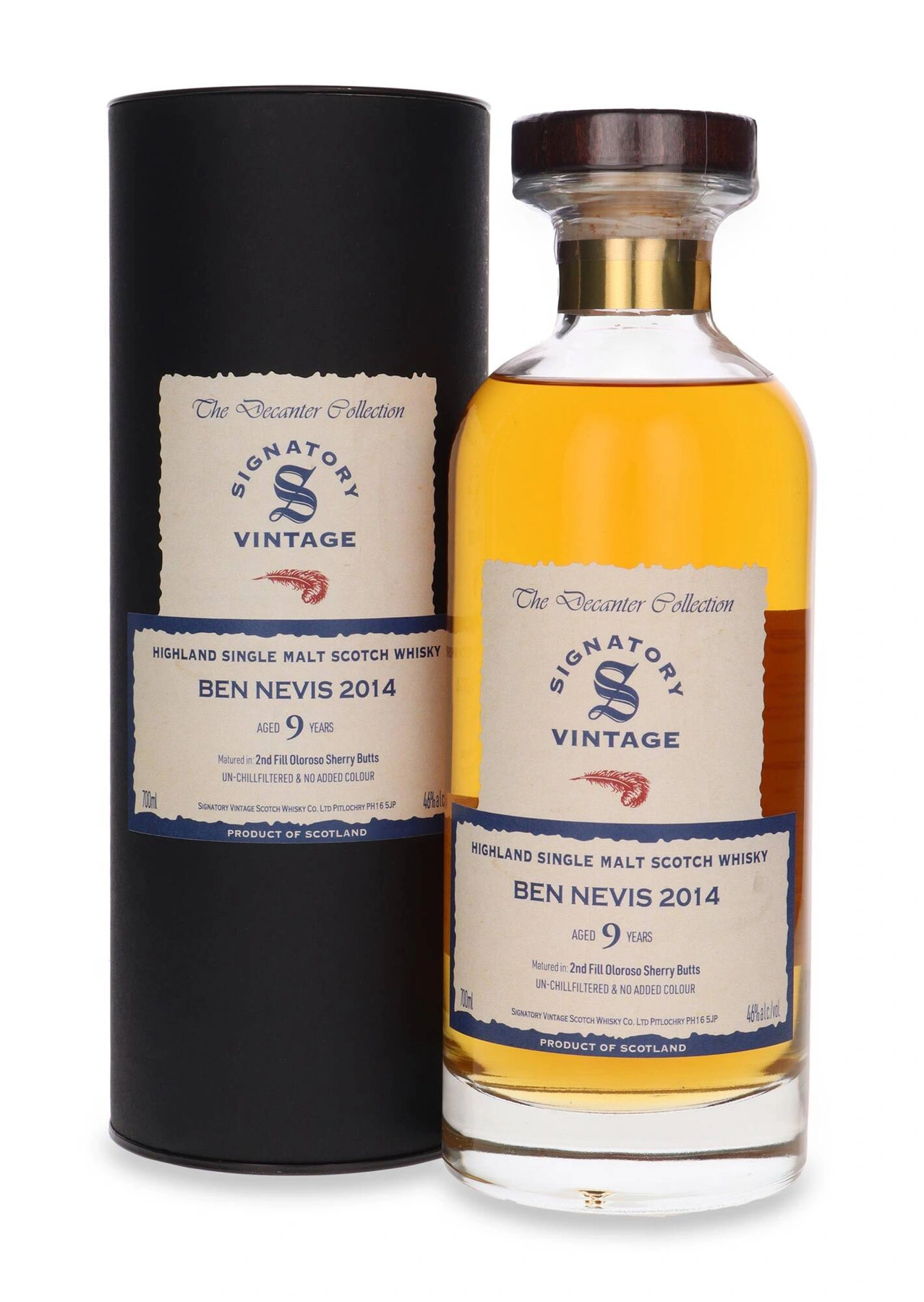 Signatory Vintage 9 YO Ben Nevis 2014, Signatory Vintage, Ibisco Decanter