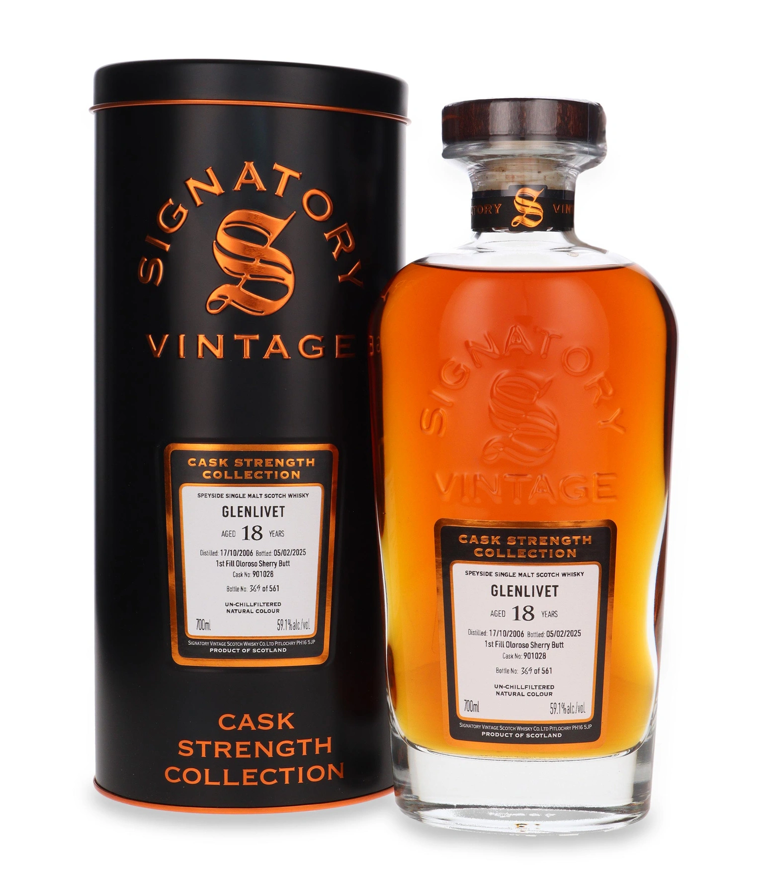 Signatory Vintage 19 YO Glenlivet (D.2006, B.2025) Signatory Vintage